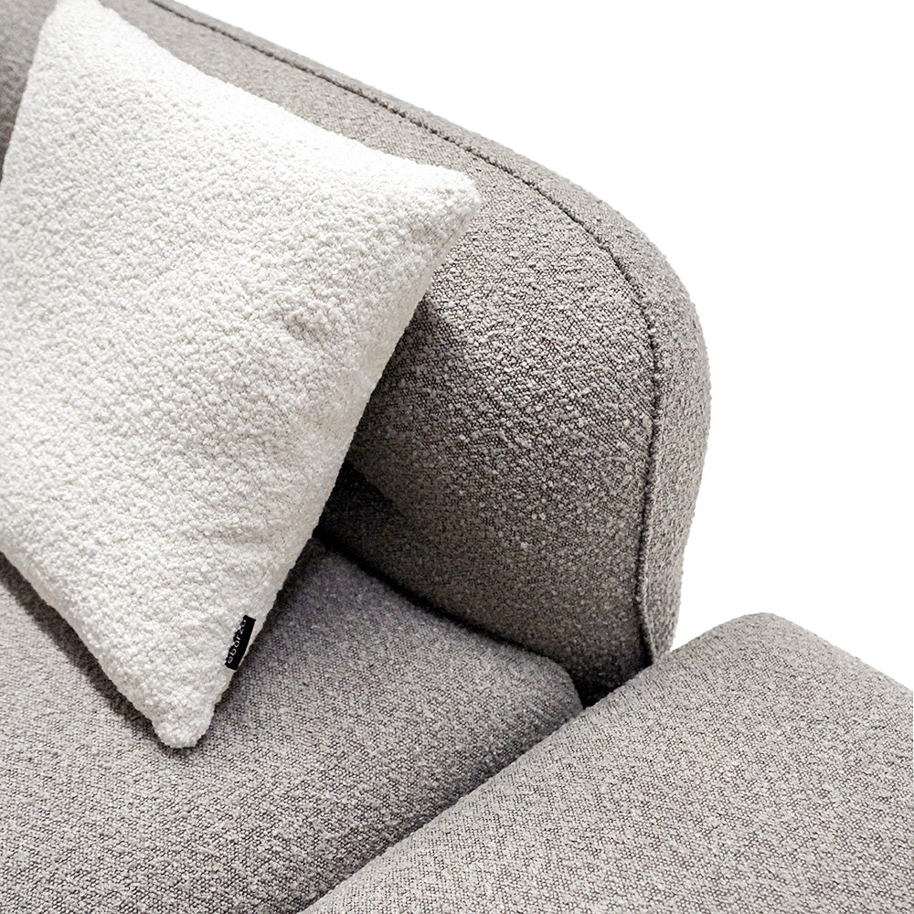 Cotton and linen fabric single sofa module by BEACON, model ISF-2133 /2, featuring a modern design with plush upholstery.