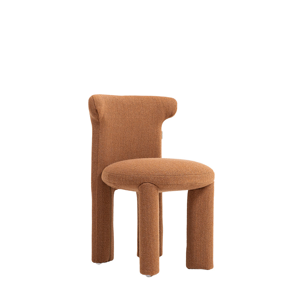Cozy Haven Dining Chair PS-B198 by BEACON, featuring a plush cushioned seat and modern wooden legs for comfortable dining.
