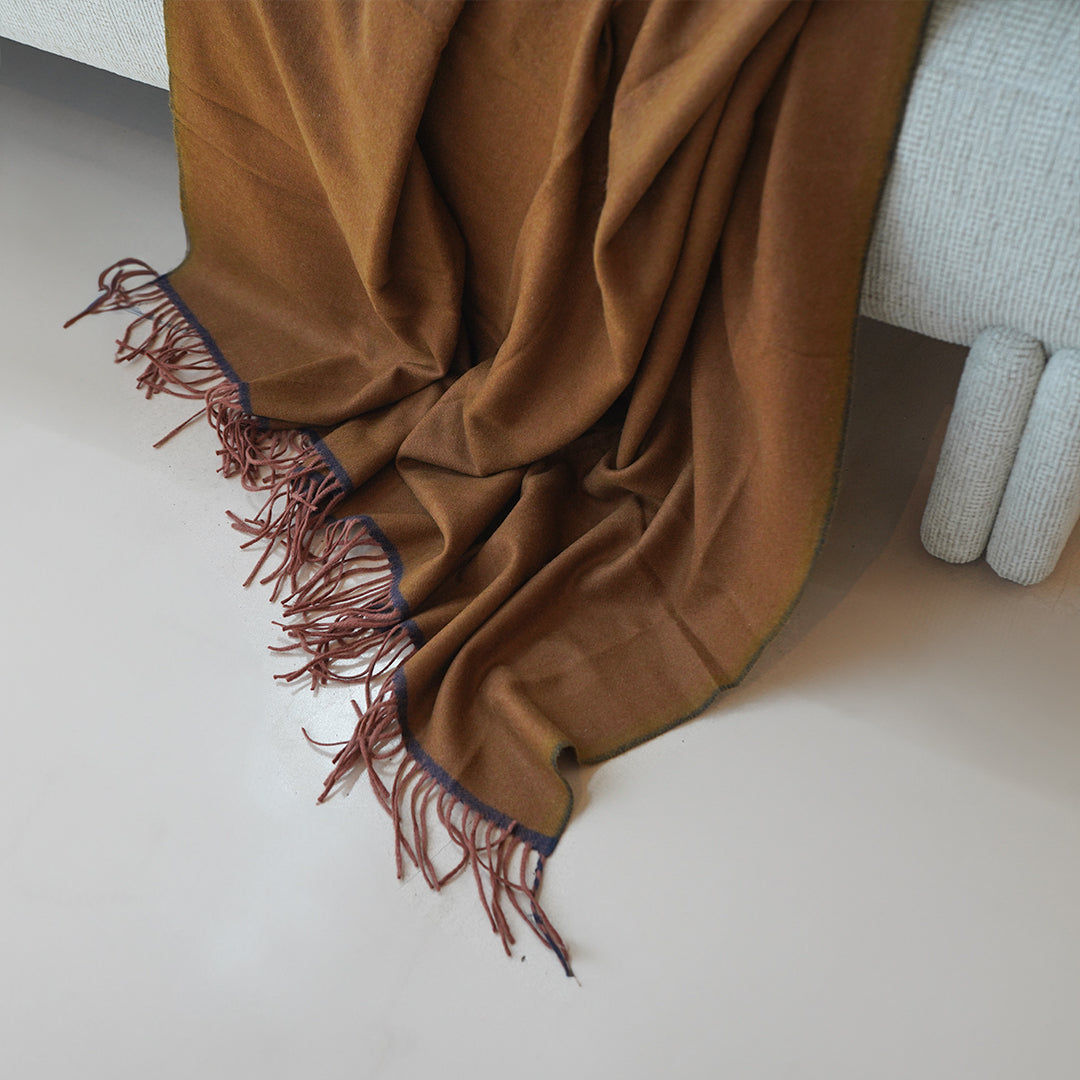 BEACON CozyNest throw blanket in 260GSM, soft and plush with a cozy texture, perfect for lounging and adding warmth to your space.