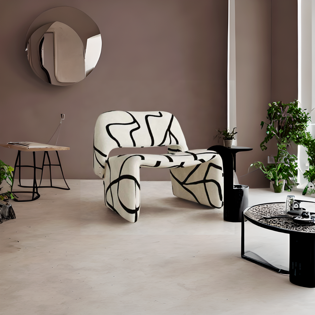 Cruella Lounge Chair MLL-A71 -  Lounge Chairs - ebarza Furniture UAE | Shop Modern Furniture in Abu Dhabi & Dubai - مفروشات ايبازرا في الامارات | تسوق اثاث عصري وديكورات مميزة في دبي وابوظبي