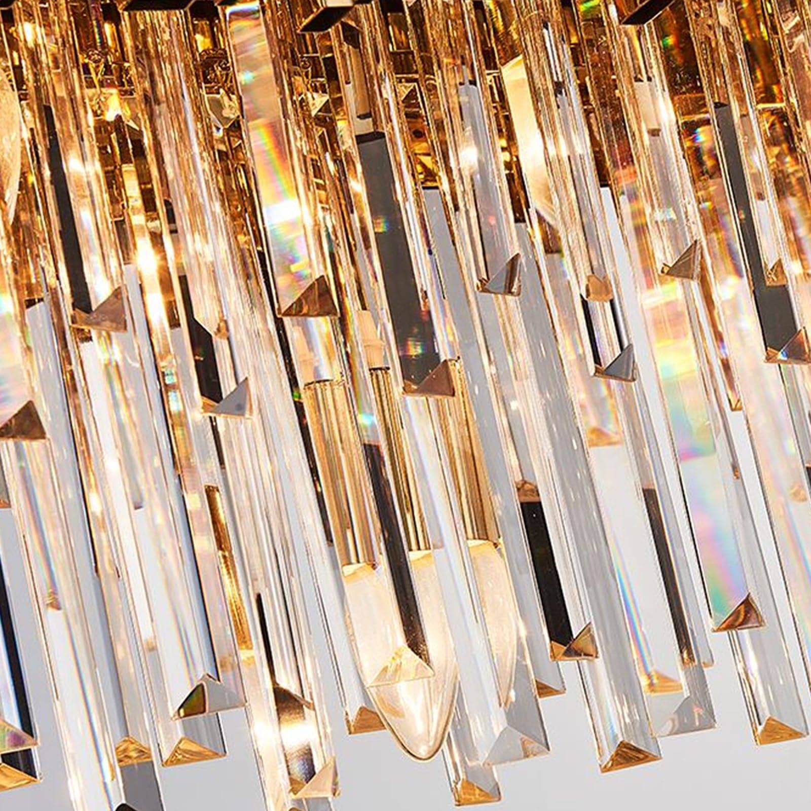 Crystal 8 Heads Pendant Lamp Cy-New-021 -  Pendant Lamps | مصباح معلق كريستال 8 رؤوس - ebarza Furniture UAE | Shop Modern Furniture in Abu Dhabi & Dubai - مفروشات ايبازرا في الامارات | تسوق اثاث عصري وديكورات مميزة في دبي وابوظبي