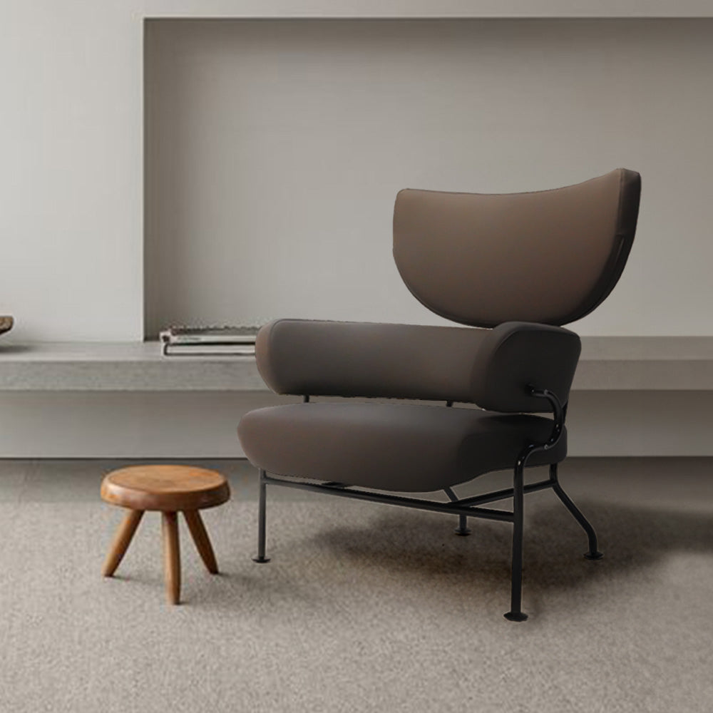 Curvaceous Comfort Lounge Chair LC072 -  Lounge Chairs - ebarza Furniture UAE | Shop Modern Furniture in Abu Dhabi & Dubai - مفروشات ايبازرا في الامارات | تسوق اثاث عصري وديكورات مميزة في دبي وابوظبي