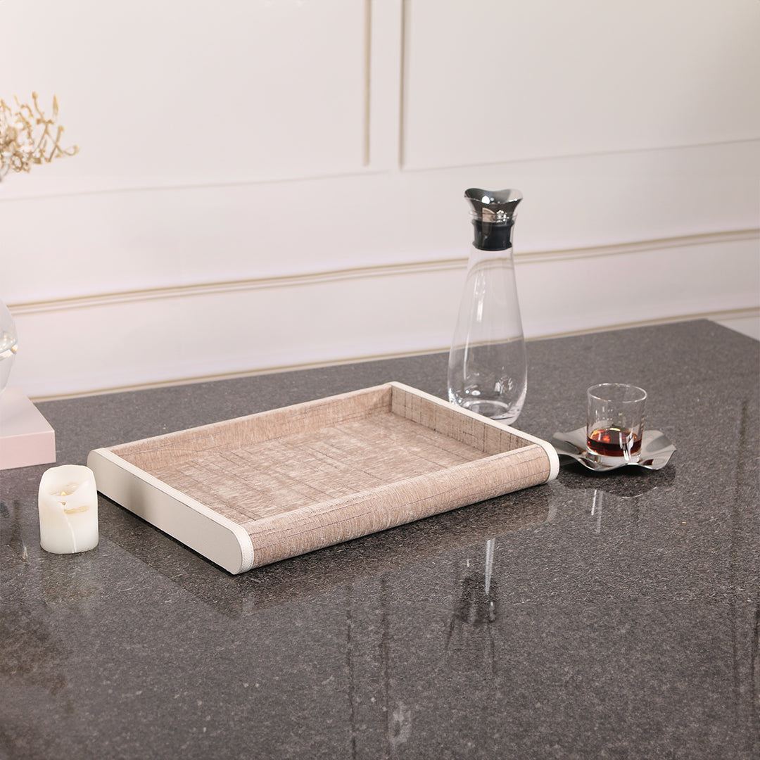 Curved BEACON tray KC3029B made of durable material, featuring a sleek design suitable for serving or display purposes.
