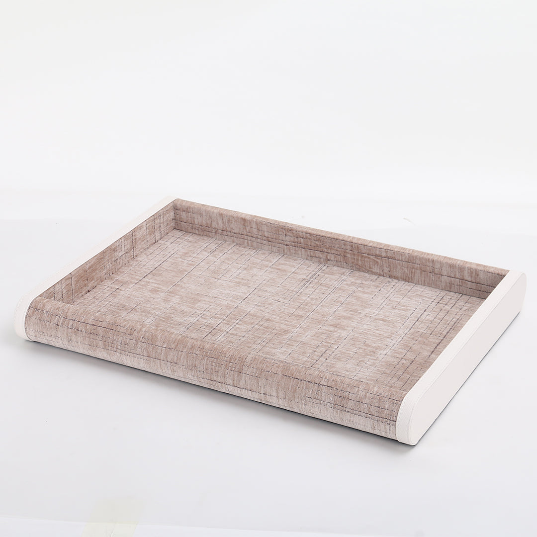 Curved BEACON tray KC3029B with smooth edges and a polished surface, designed for elegant serving or display.