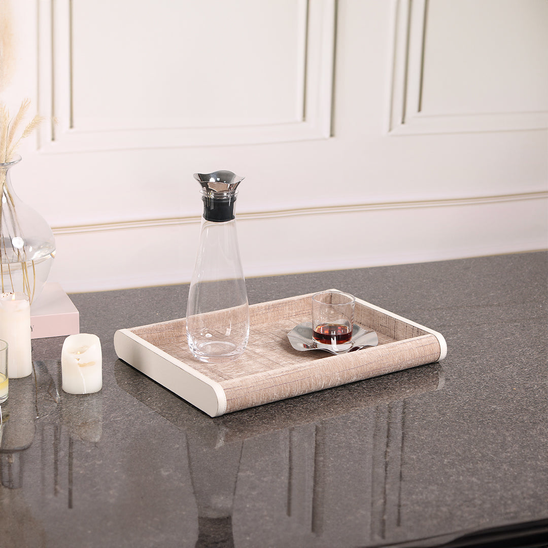 BEACON curved tray KC3029B with a smooth, curved design, ideal for serving or decorative display in a modern setting.