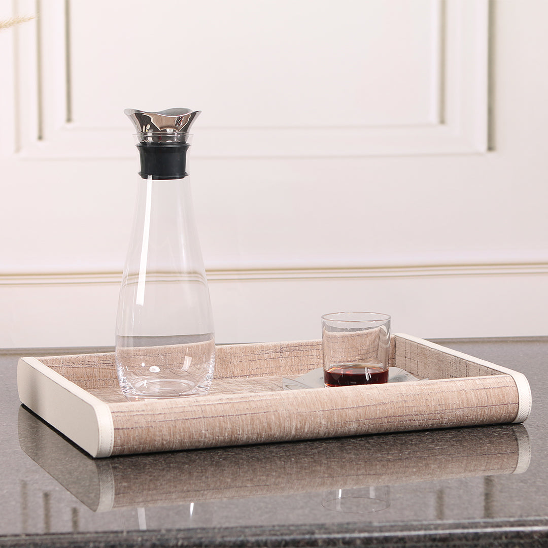 Curved BEACON tray KC3029B with sleek design, made of durable material, ideal for serving or decorative display.