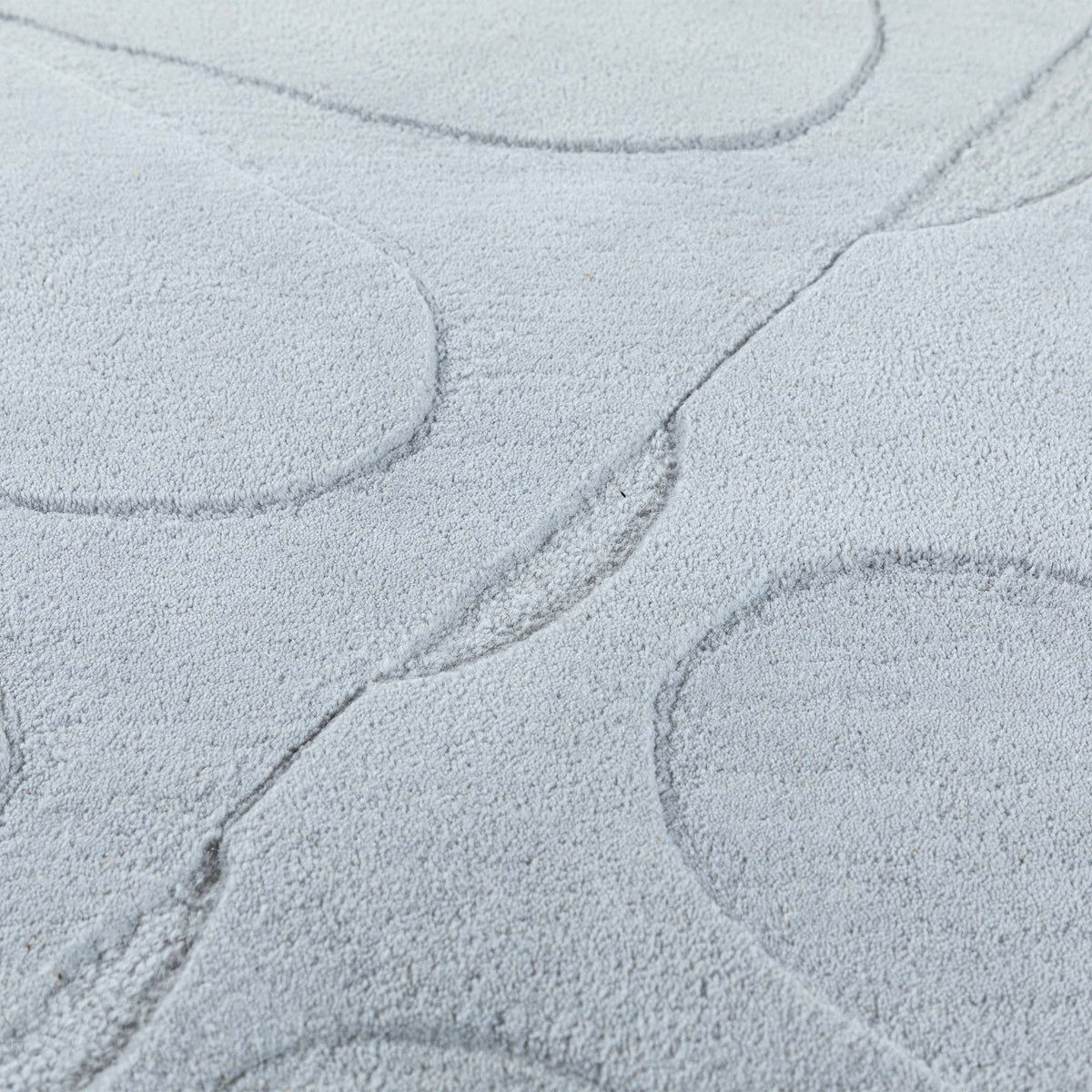 Javi Wool Rug D250 Cm WOOL Gray Rug JH-22741 | ebarza