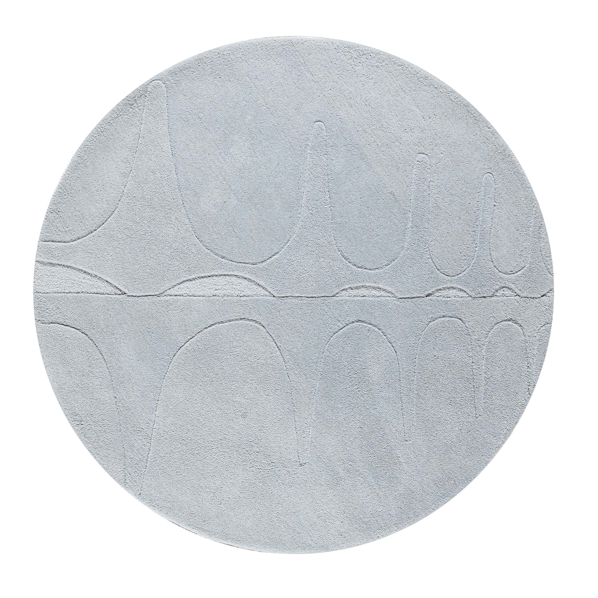 D250 Cm WOOL Gray Rug JH-22741 -  Rugs - ebarza Furniture UAE | Shop Modern Furniture in Abu Dhabi & Dubai - مفروشات ايبازرا في الامارات | تسوق اثاث عصري وديكورات مميزة في دبي وابوظبي