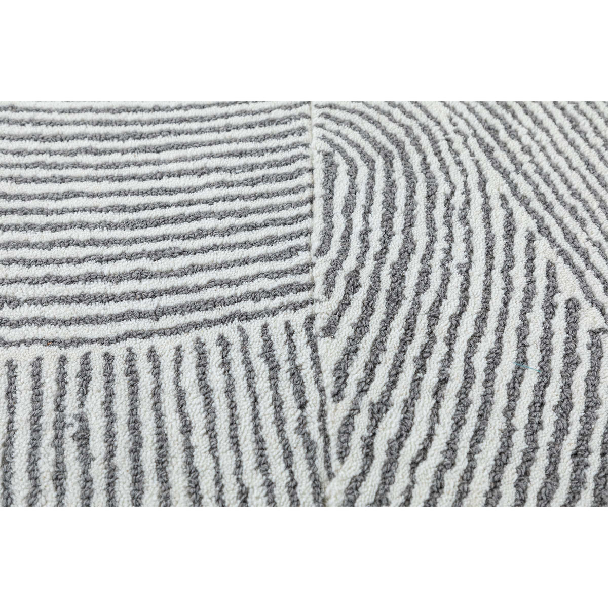 Javi Rug D250 Cm WOOL GREY Rug JH-22740 | Handwoven Javi Rug at ebarza