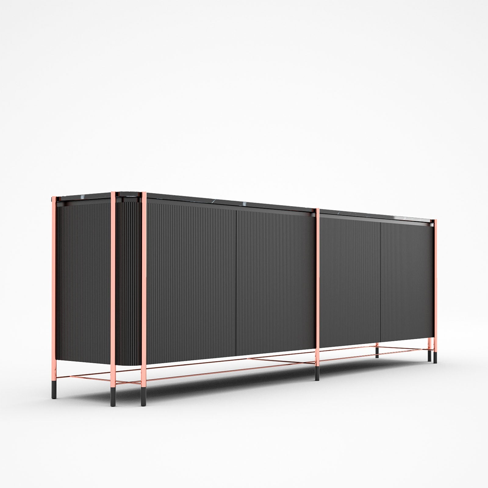 Display image of a Dali Sideboard by LODA Furniture with an MDF top, showcasing its modern design and storage features.