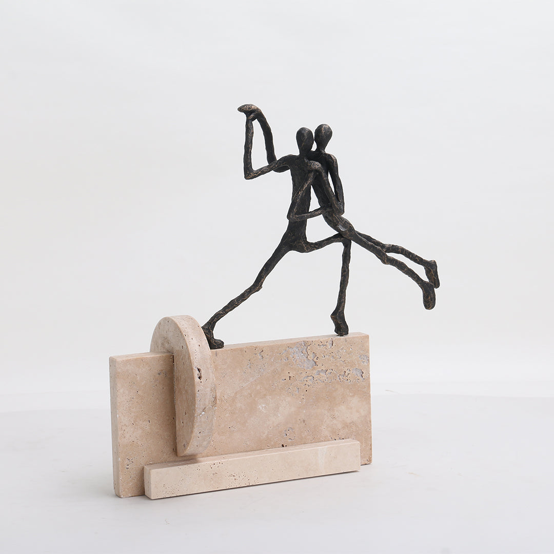BEACON Dancing Lover KA3070 home decor figurine depicting a dancer in a flowing pose with intricate details.