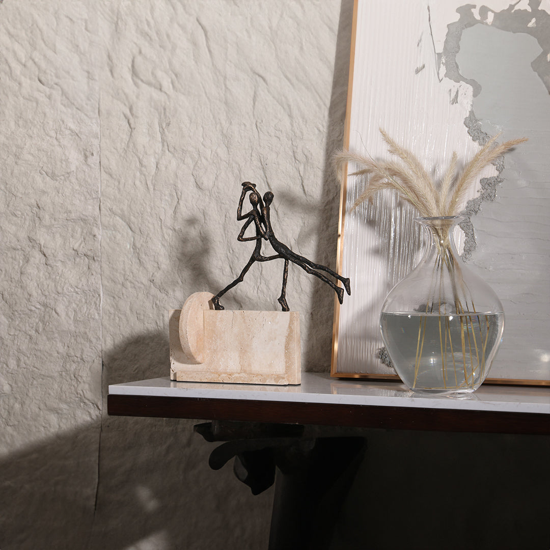 BEACON Dancing Lover KA3070 home decor figurine showing a dancer in mid-move, crafted in elegant material, ideal for stylish decor