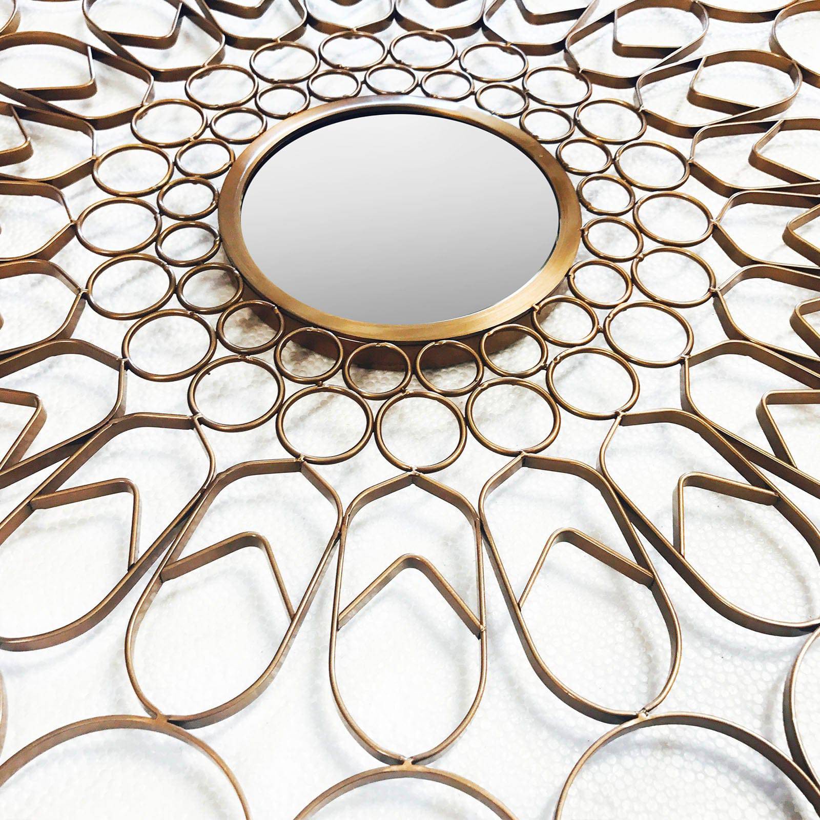 Decorative Mirror 80Cm  170401 -  Mirror | مرآة ديكور 80 سم - ebarza Furniture UAE | Shop Modern Furniture in Abu Dhabi & Dubai - مفروشات ايبازرا في الامارات | تسوق اثاث عصري وديكورات مميزة في دبي وابوظبي