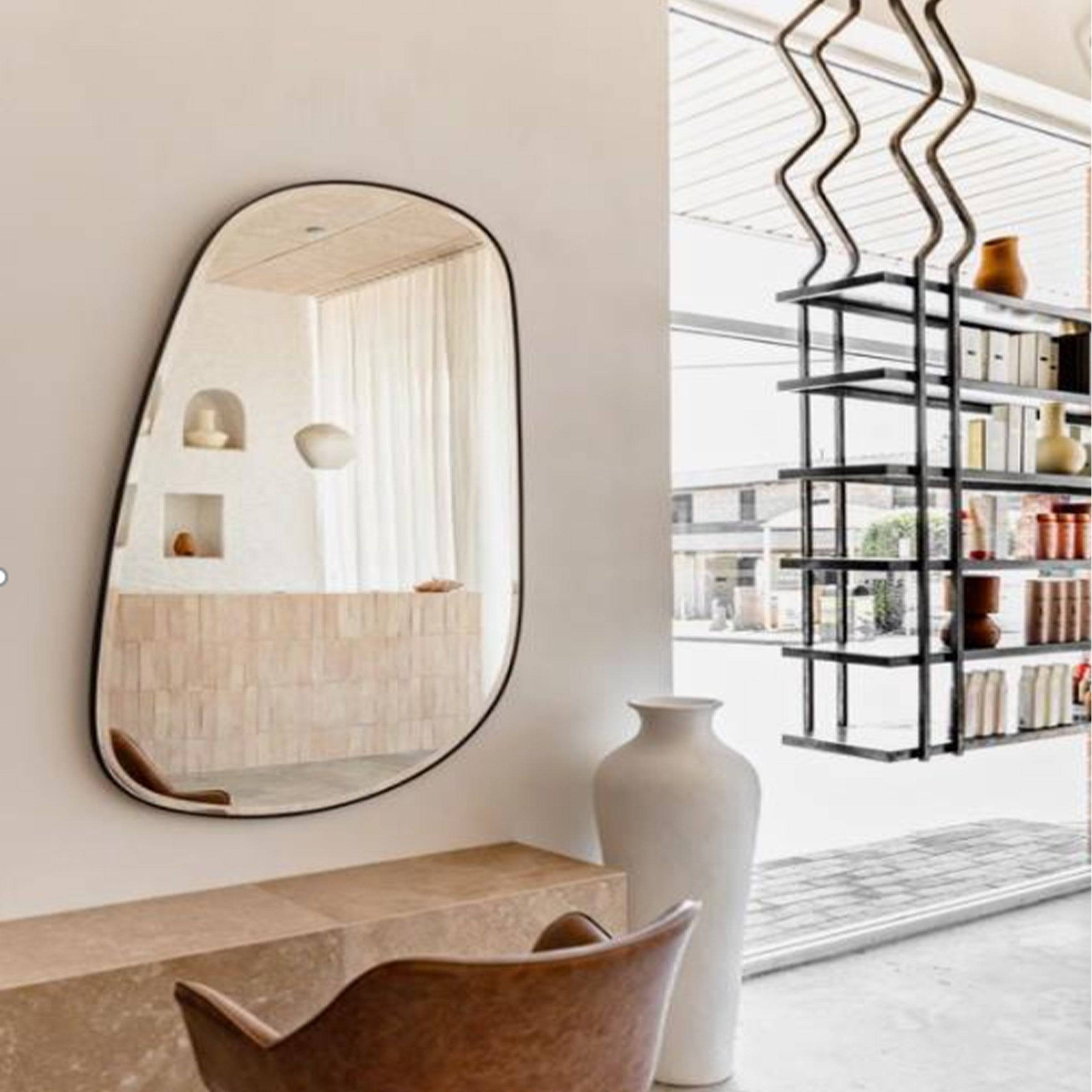 Decorative Mirror Oa-80108 -  Mirrors | مرآة زينة - ebarza Furniture UAE | Shop Modern Furniture in Abu Dhabi & Dubai - مفروشات ايبازرا في الامارات | تسوق اثاث عصري وديكورات مميزة في دبي وابوظبي