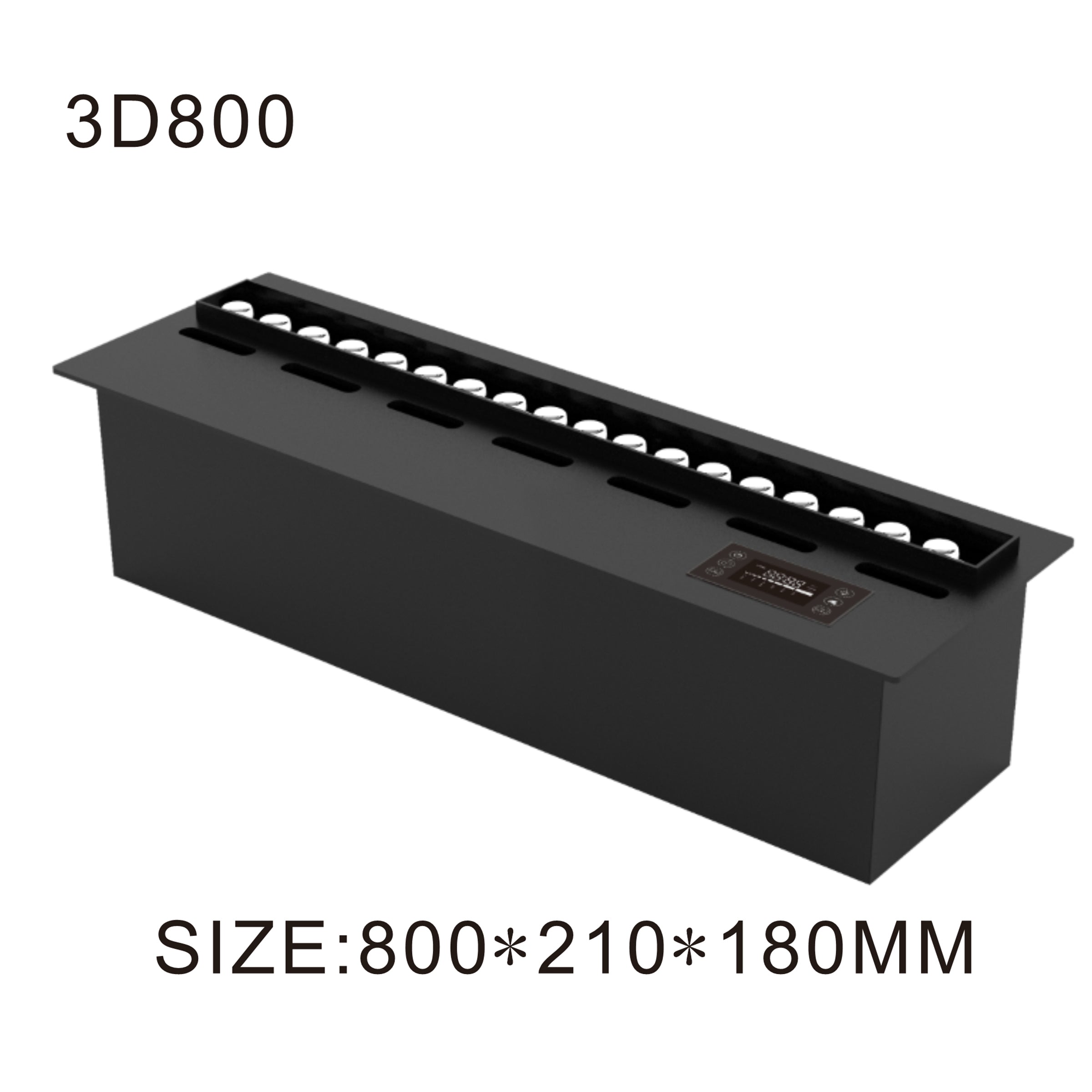 Water Vapour  Electric Fireplace 3D800 -  Electric Fireplace - ebarza Furniture UAE | Shop Modern Furniture in Abu Dhabi & Dubai - مفروشات ايبازرا في الامارات | تسوق اثاث عصري وديكورات مميزة في دبي وابوظبي