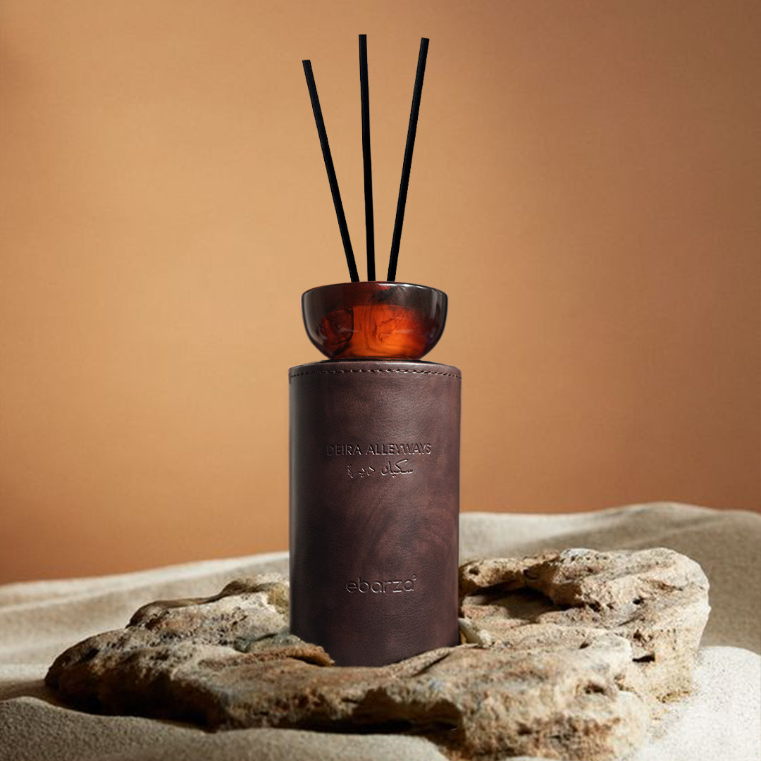 Deira alleyways  - Fancy - MYSTIC TEMPLE - 200ml  [ Sticks Diffuser ] Leather Cover ebarza vipes MS.QN2216 -  Stick Diffusers - ebarza Furniture UAE | Shop Modern Furniture in Abu Dhabi & Dubai - مفروشات ايبازرا في الامارات | تسوق اثاث عصري وديكورات مميزة في دبي وابوظبي