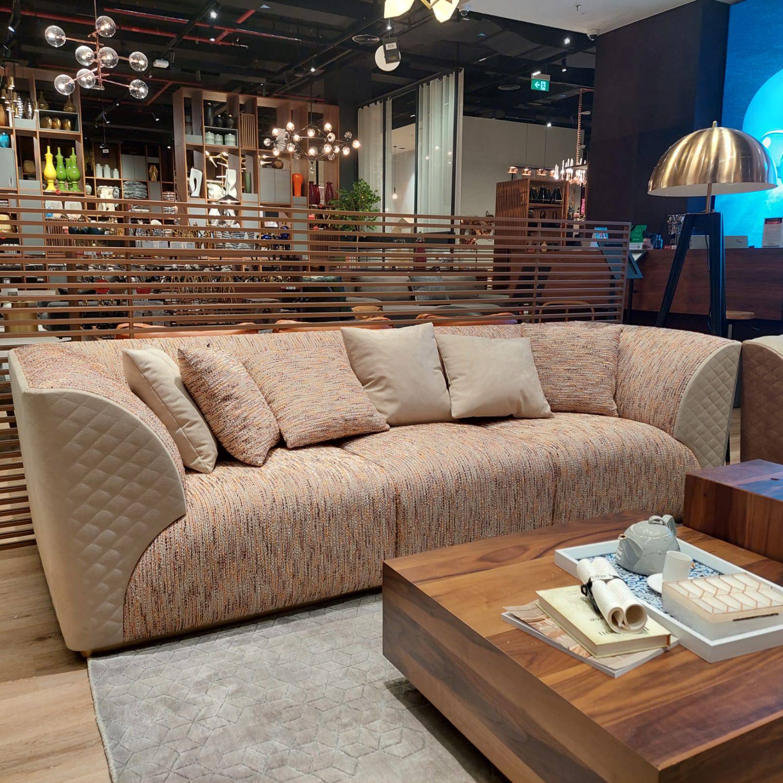 Delta 3 Seater Sofa Delt-3S -  Sofas | صوفا 3 مقاعد من دلتا - ebarza Furniture UAE | Shop Modern Furniture in Abu Dhabi & Dubai - مفروشات ايبازرا في الامارات | تسوق اثاث عصري وديكورات مميزة في دبي وابوظبي