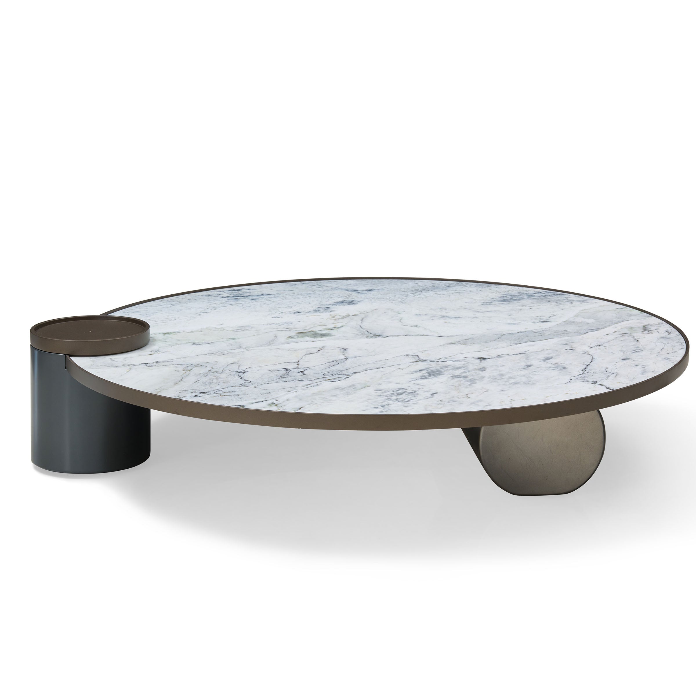 Desert marble coffee table from Beacon, featuring a sleek rectangular design with natural desert marble surface and modern style.