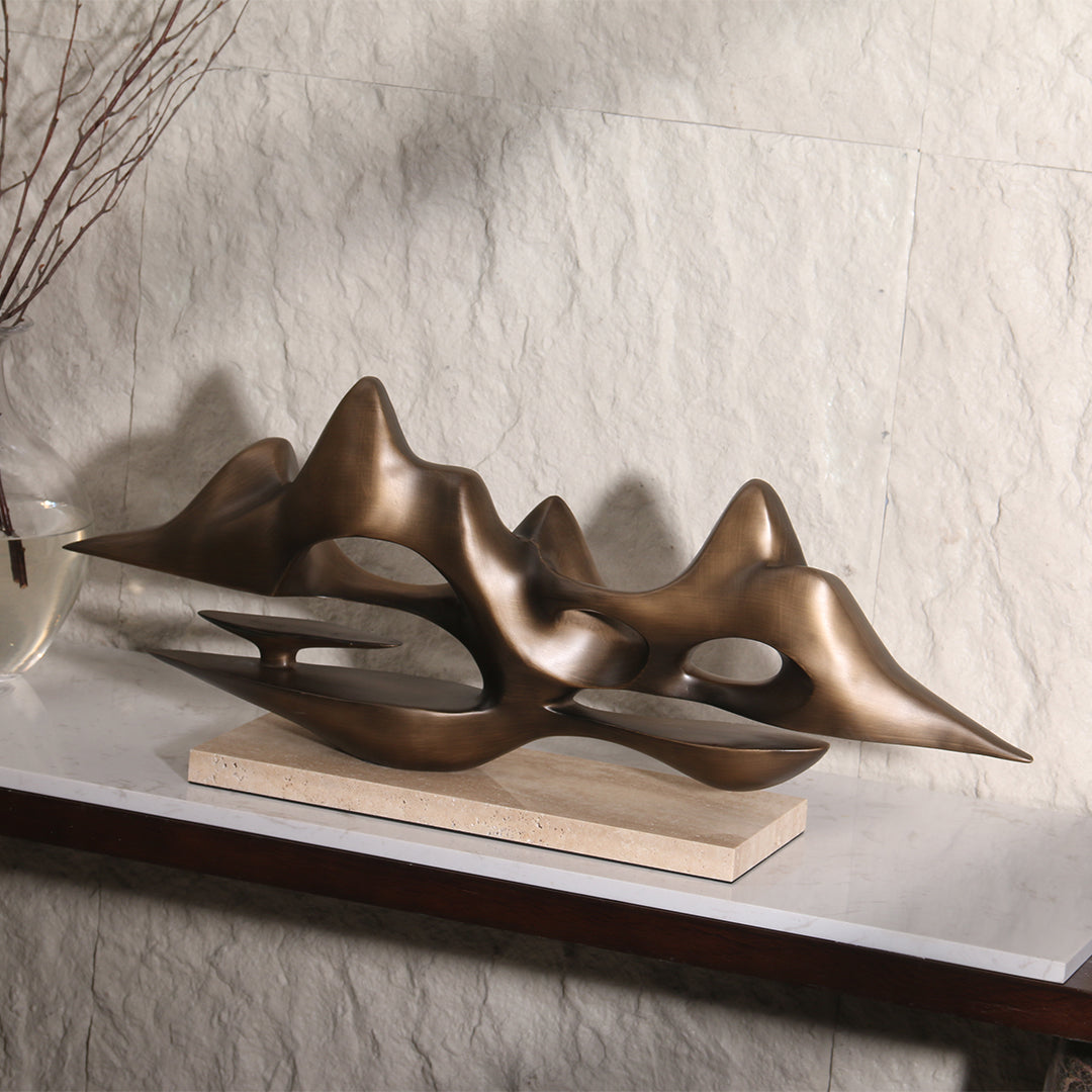 Desktop sculpture KA3339 /BA061 by Beacon, a modern home decor figurine with intricate design, perfect for stylish interior accents.