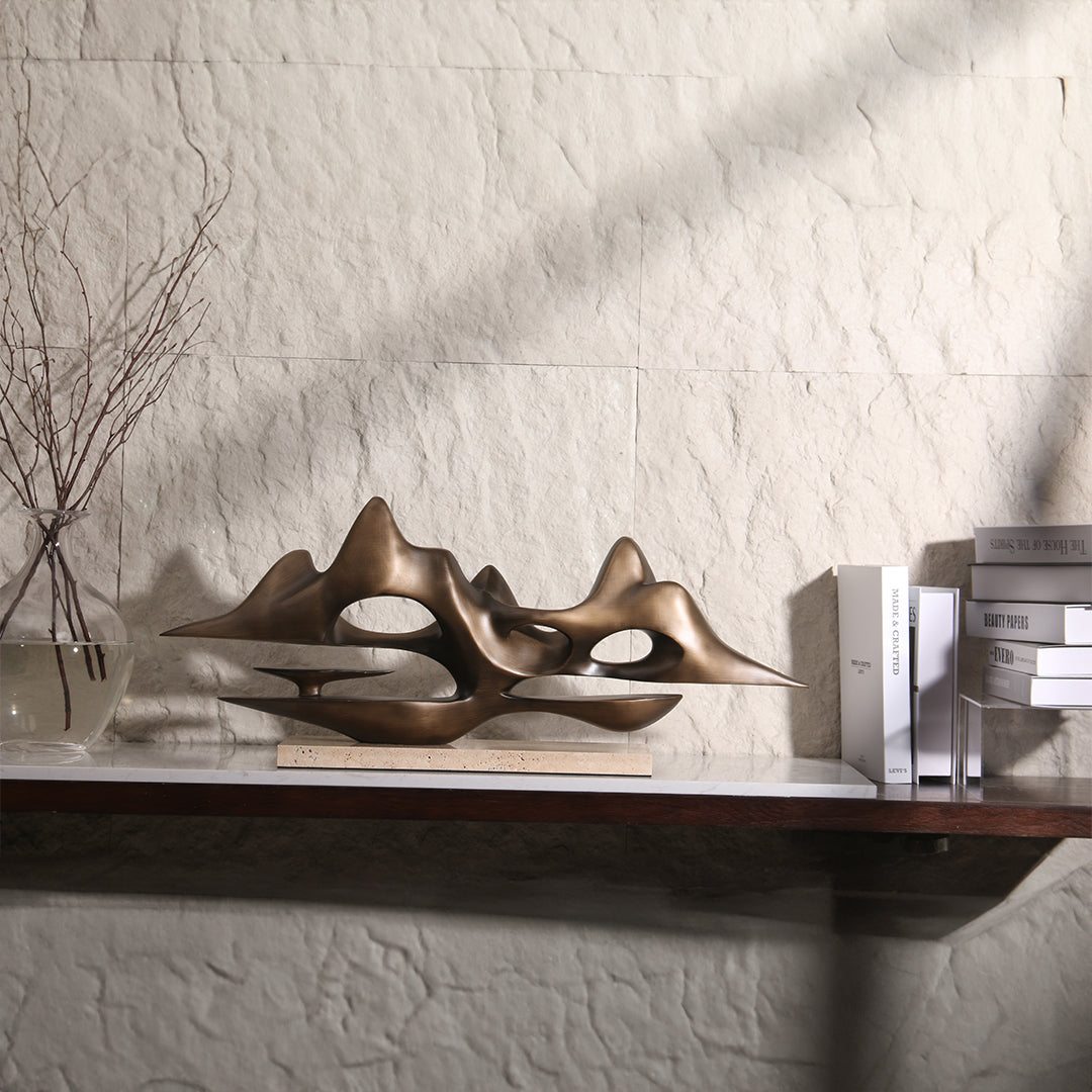 Beacons DESKTOP SCULPTURE KA3339 /BA061 home decor figurine on a desk, detailed artistic sculpture for interior decoration.