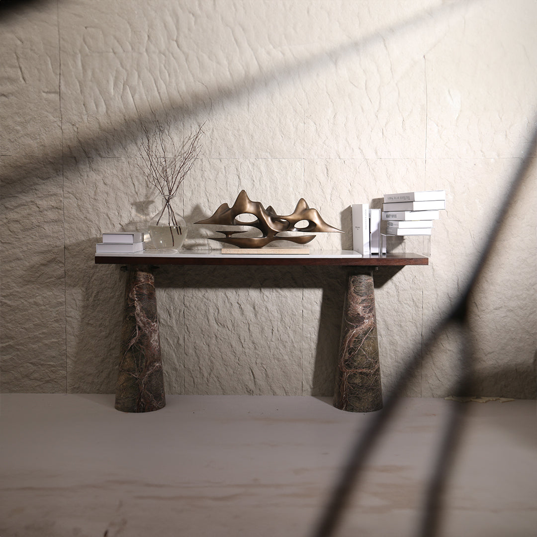 BEACON desktop sculpture KA3339/BA061, modern home decor figurine with intricate design on a sleek surface.