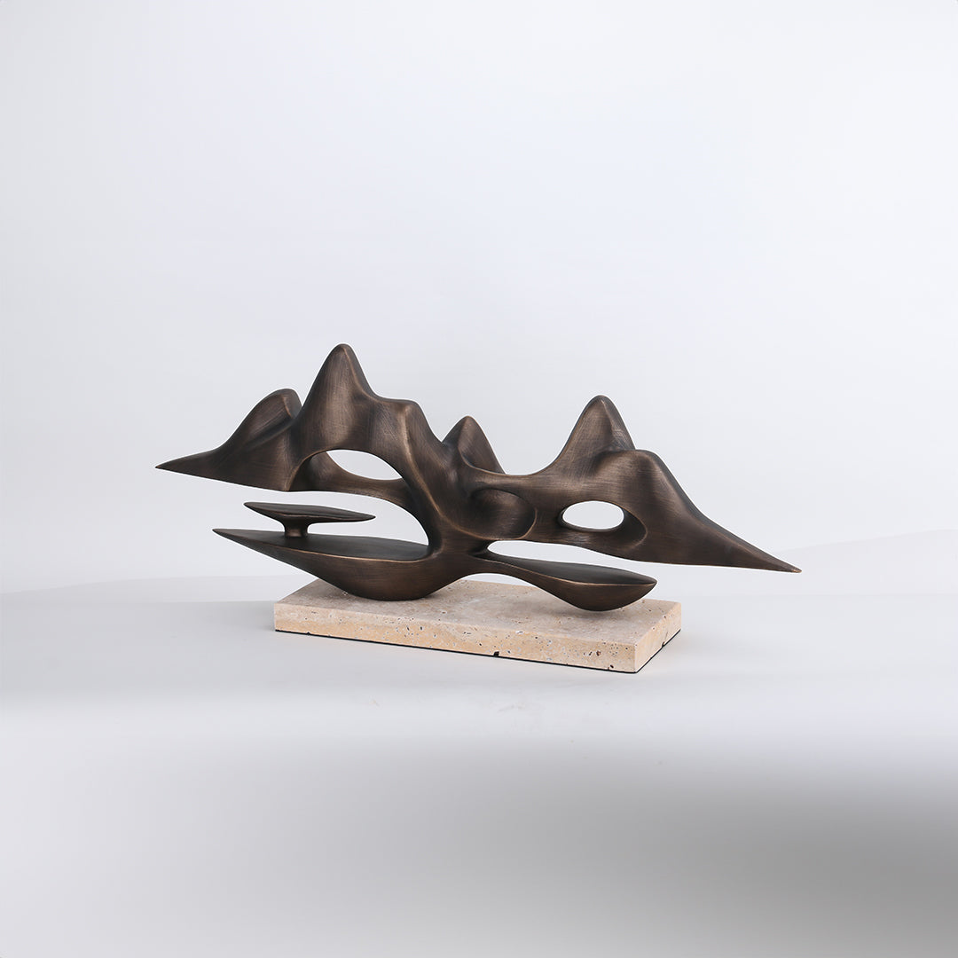 Beacon desktop sculpture KA3339/BA061, modern home decor figurine with artistic design on a sleek surface.
