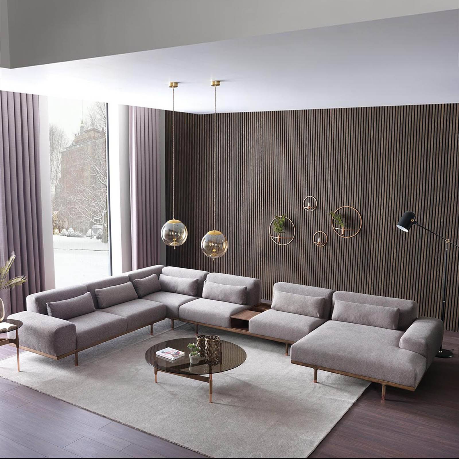 Diamond Corner Sofa Diamond001 -  Sofas | صوفا ركنيه من دايموند - ebarza Furniture UAE | Shop Modern Furniture in Abu Dhabi & Dubai - مفروشات ايبازرا في الامارات | تسوق اثاث عصري وديكورات مميزة في دبي وابوظبي