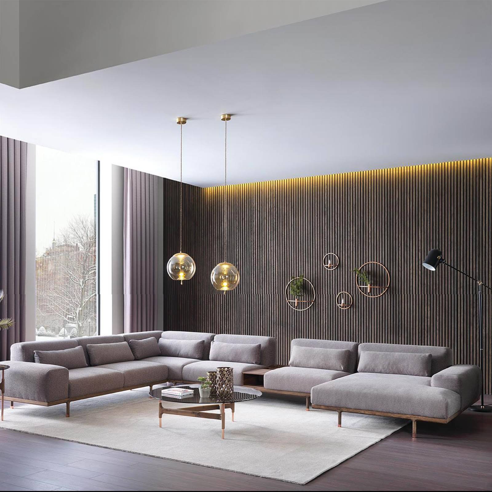 Diamond Corner Sofa Diamond001 -  Sofas | صوفا ركنيه من دايموند - ebarza Furniture UAE | Shop Modern Furniture in Abu Dhabi & Dubai - مفروشات ايبازرا في الامارات | تسوق اثاث عصري وديكورات مميزة في دبي وابوظبي