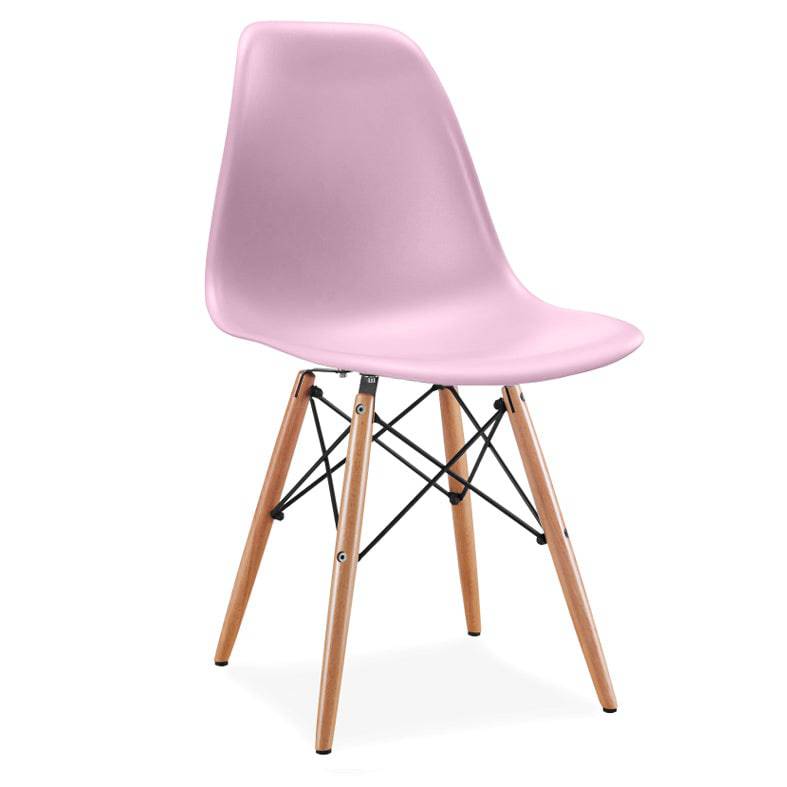 Dining Chair- Plastic- Pc-016Wp-Wood-N -  Chairs | كرسى سفرة بلاستيك - ebarza Furniture UAE | Shop Modern Furniture in Abu Dhabi & Dubai - مفروشات ايبازرا في الامارات | تسوق اثاث عصري وديكورات مميزة في دبي وابوظبي