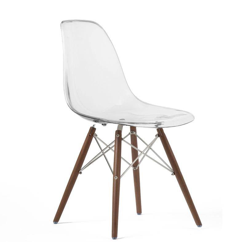Dining Chair- Plastic- Pc-016Wp-Wood-W -  Chairs | كرسى سفرة بلاستيك - ebarza Furniture UAE | Shop Modern Furniture in Abu Dhabi & Dubai - مفروشات ايبازرا في الامارات | تسوق اثاث عصري وديكورات مميزة في دبي وابوظبي