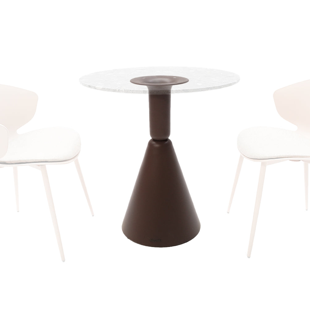 BEACON 72cm coffee table base 40BTB-Coffee, sturdy metal support for dining or coffee tables, with a sleek finish.