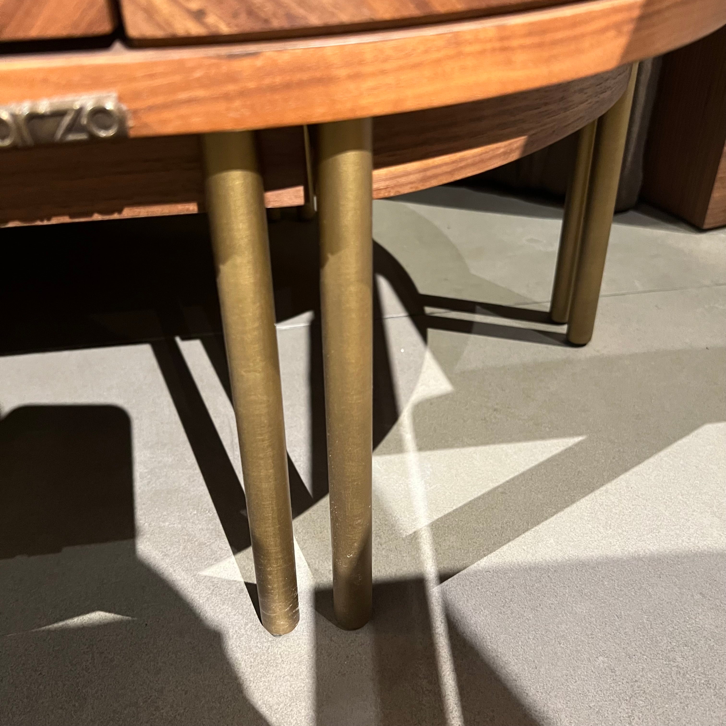 Pair of Eva Natural Marble Bedside Tables by LODA FURNITURE, featuring sleek marble surfaces and modern design.