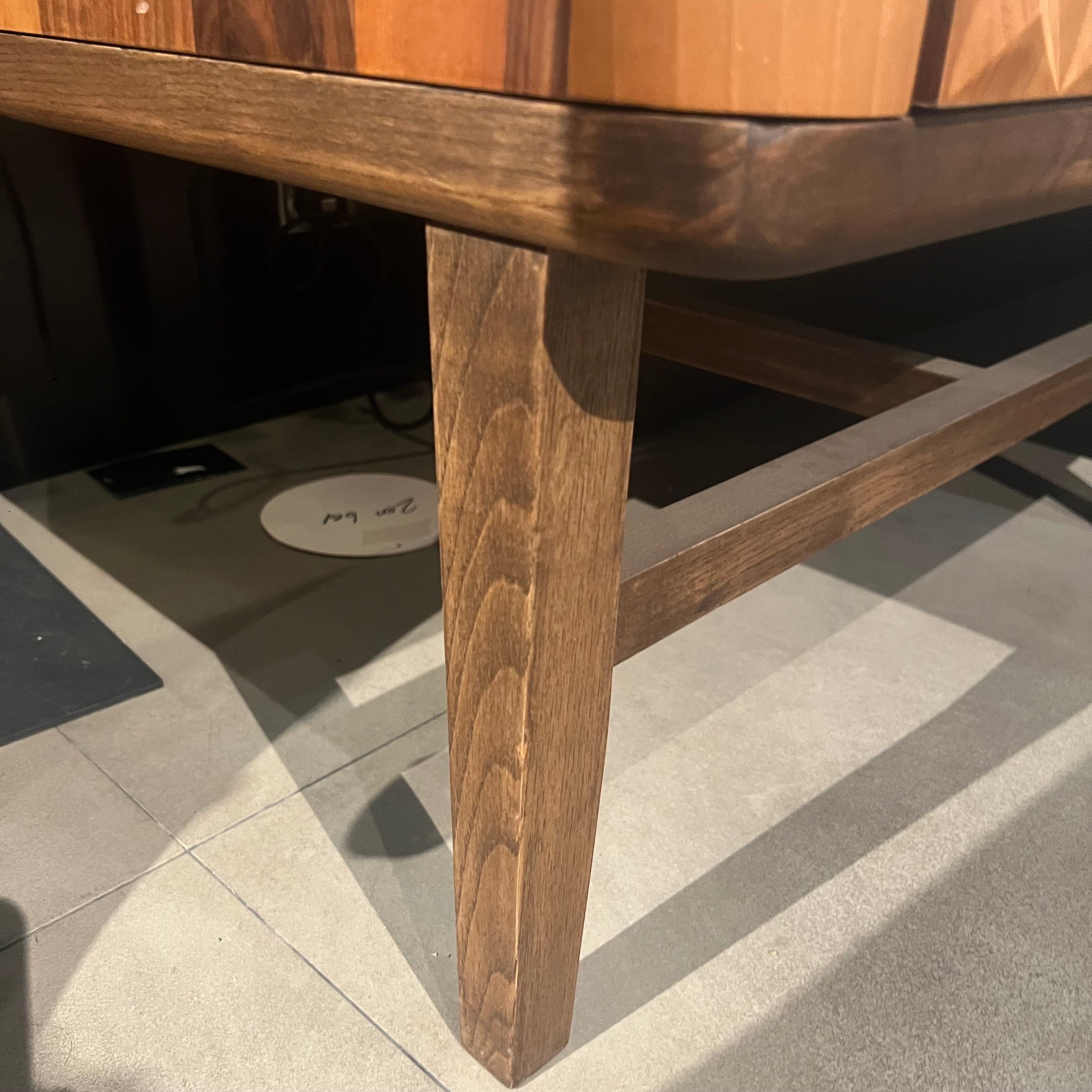 Pair of Zen bedside tables by HOMAGE KOLTUK, featuring modern design with clean lines and natural wood finish.