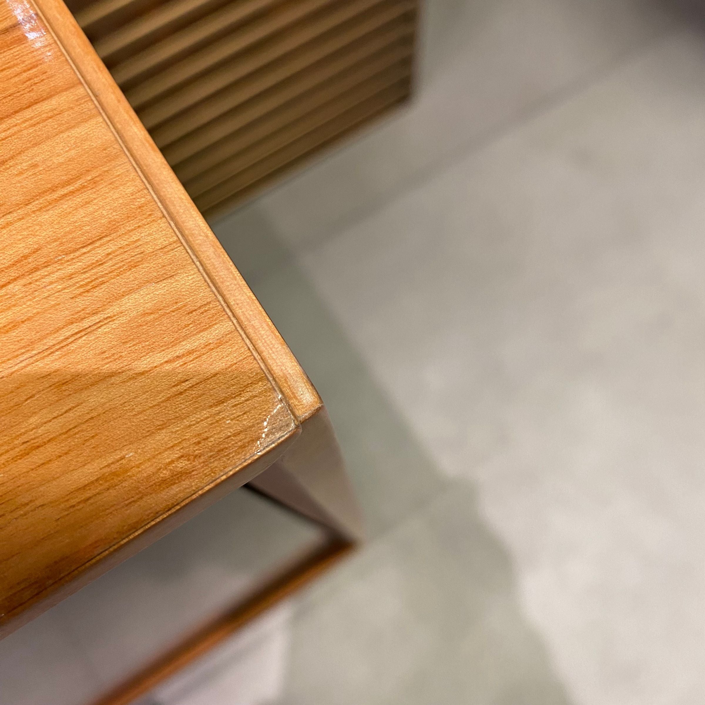 Display image of Alvin sideboard or console by Nills Furniture Design, featuring sleek wood finish and modern storage design.