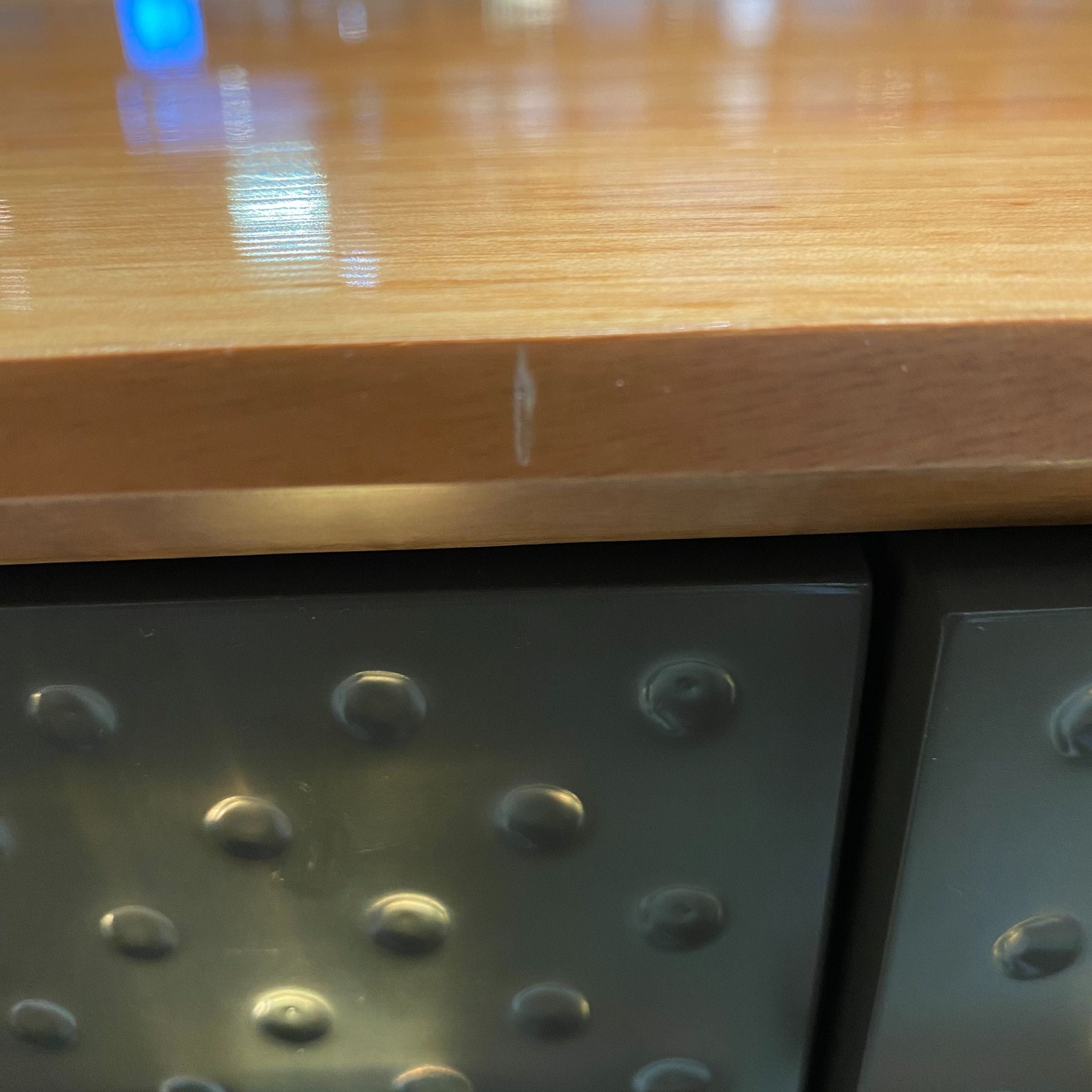 Nills Furniture Design Alvin sideboard console in Nakheel finish, sleek modern display piece with storage compartments.