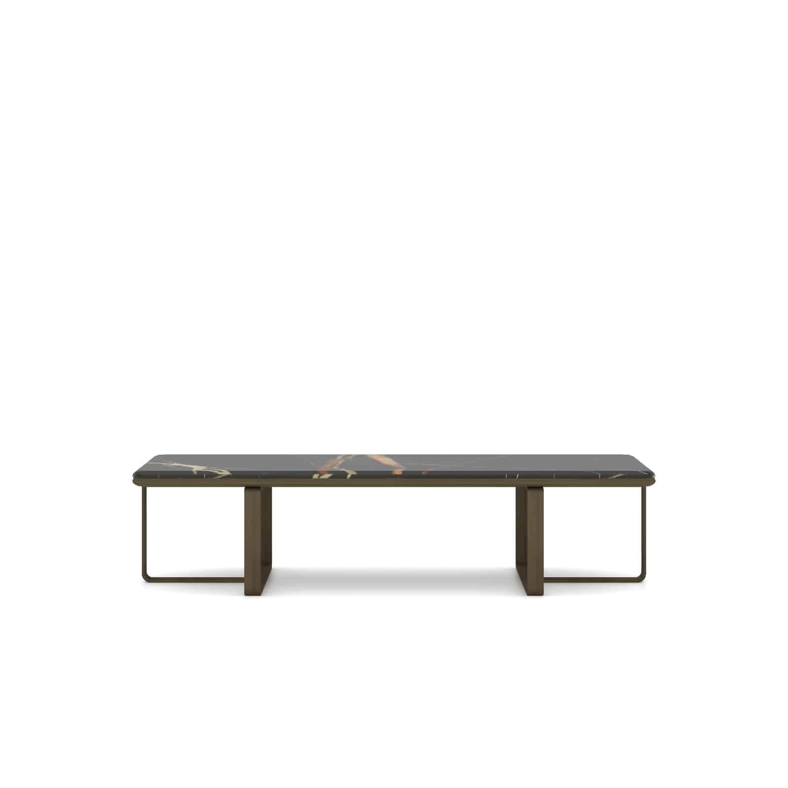 Amber marble center table by LODA FURNITURE, display item showing a sleek, round marble top and modern design.