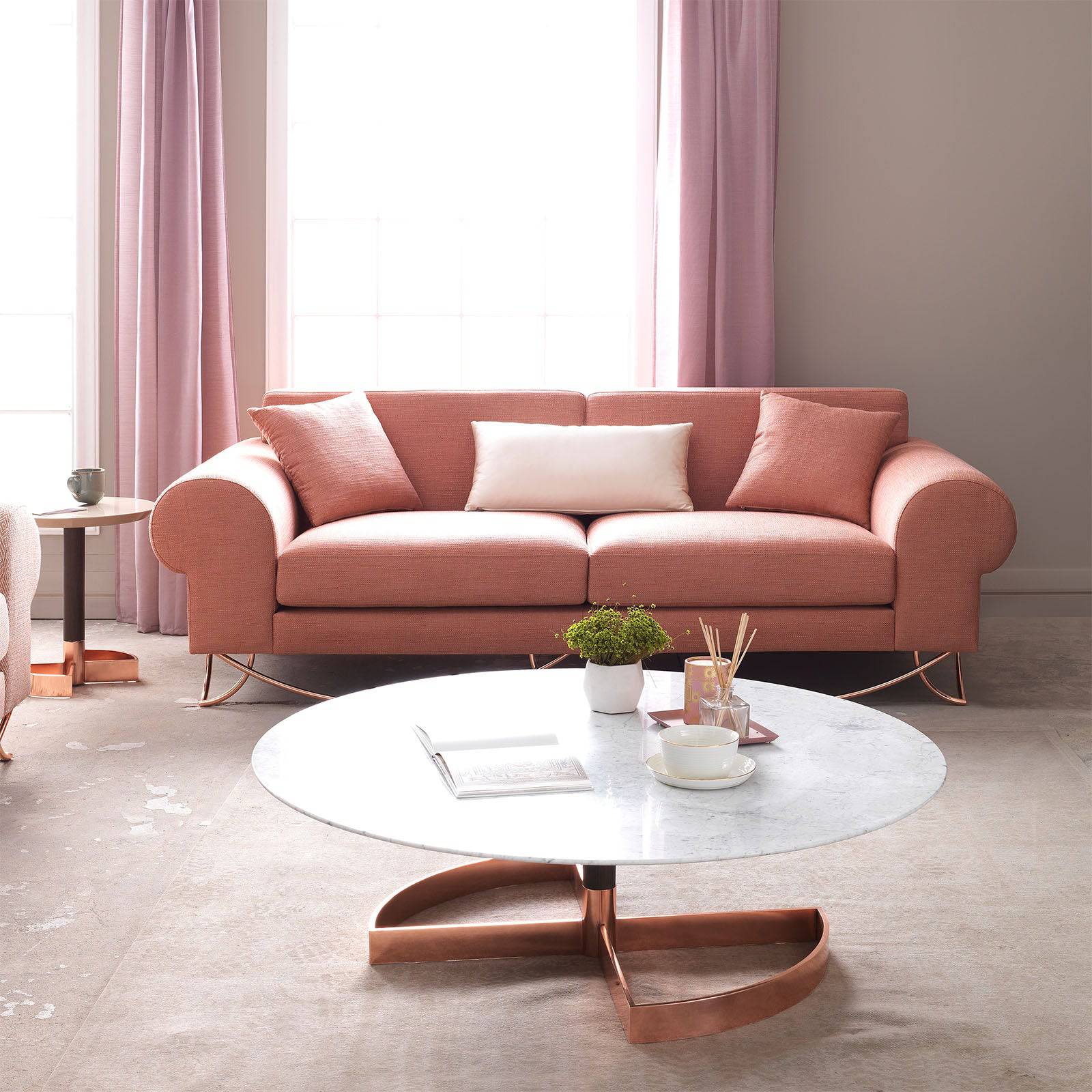 Antares Center Table by LODA Furniture, display item featuring modern wooden design with sleek surface and sturdy legs.