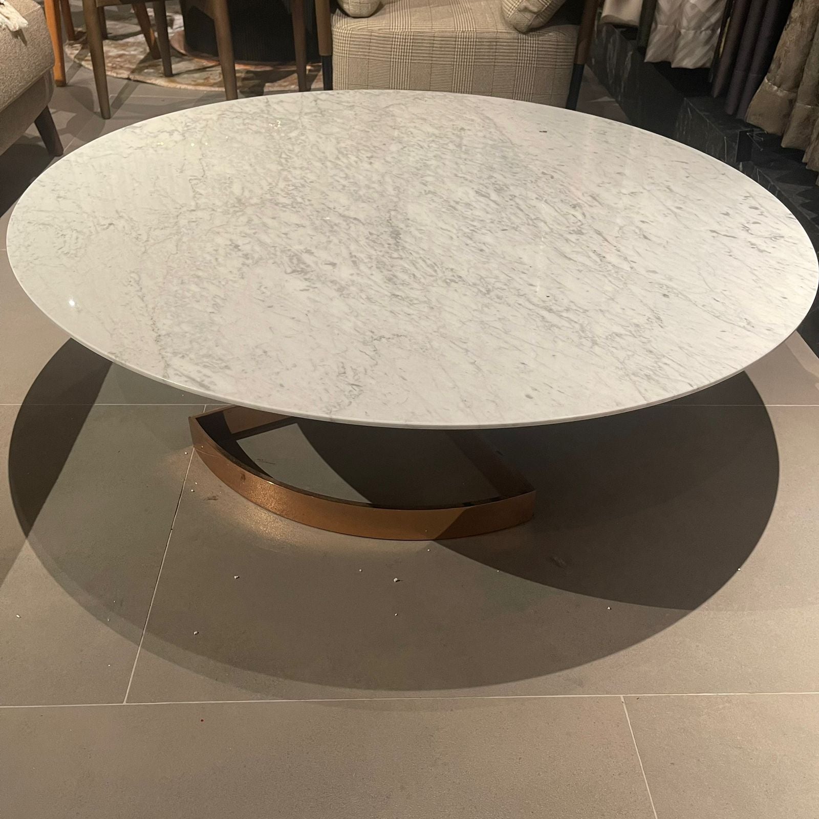 Antares Center Table by LODA Furniture, display item showing a modern wooden coffee table with sleek design.