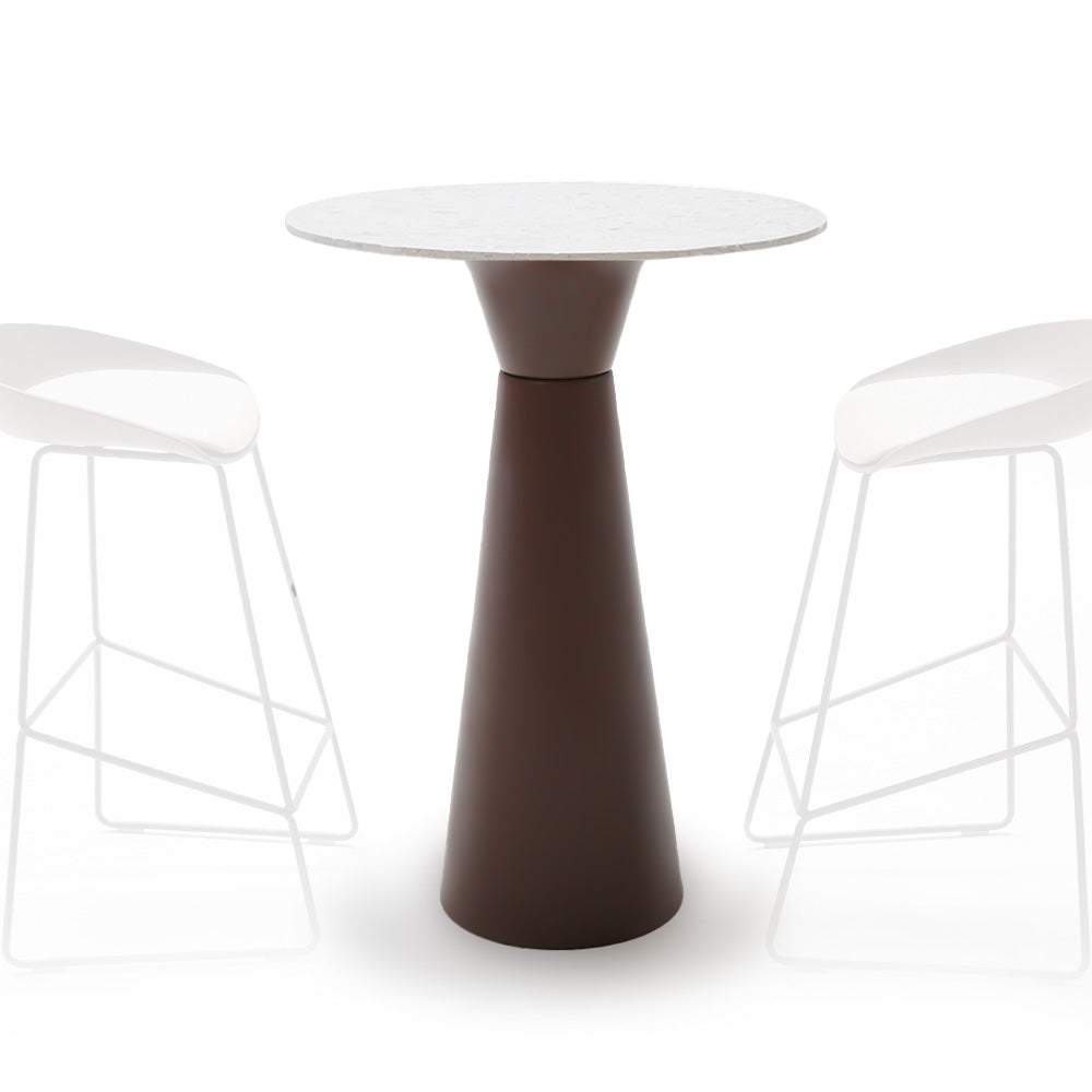 Display item - Bar Table Base 105cm 60BTB-Coffee Nakheel -  Table bases - ebarza Furniture UAE | Shop Modern Furniture in Abu Dhabi & Dubai - مفروشات ايبازرا في الامارات | تسوق اثاث عصري وديكورات مميزة في دبي وابوظبي
