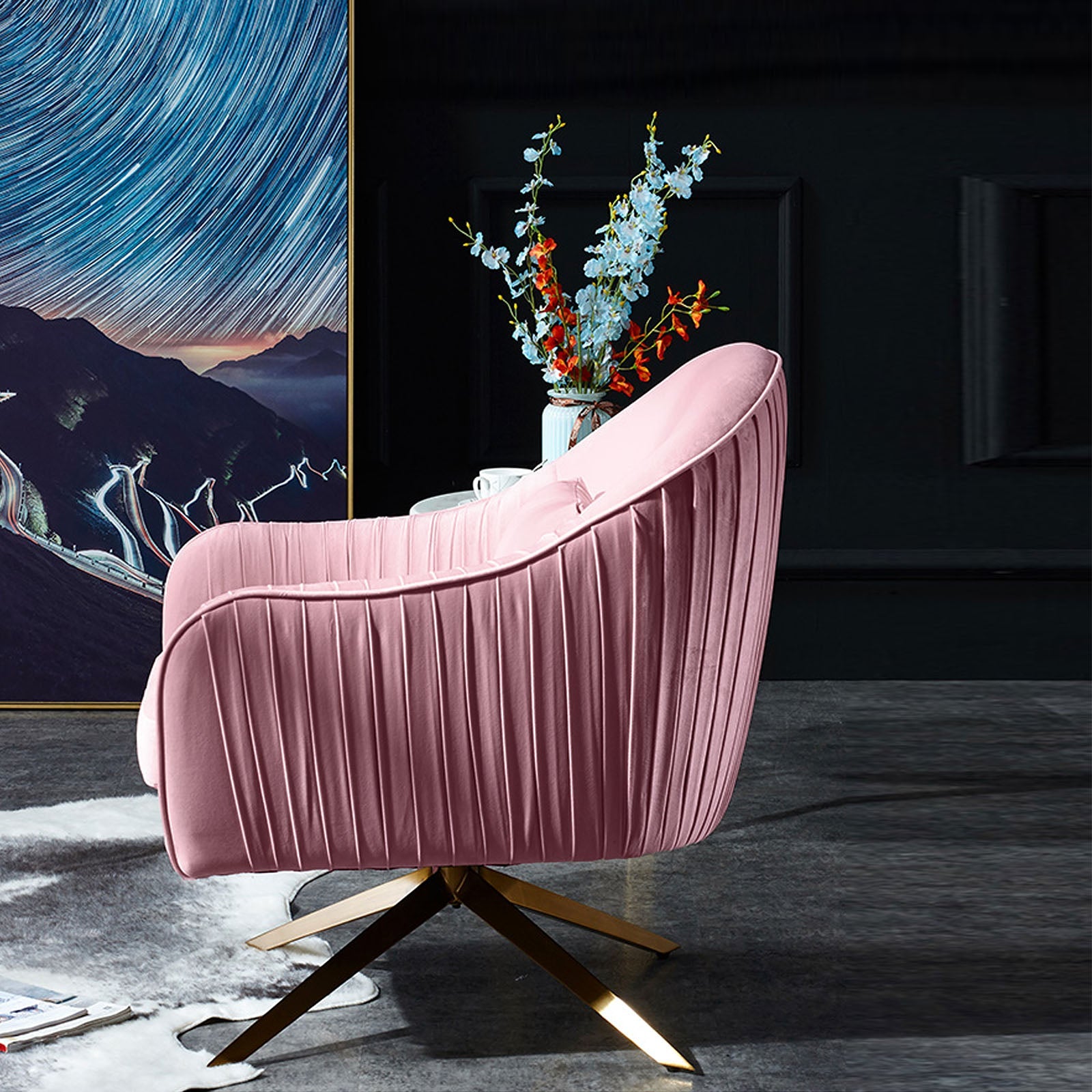 DISPLAY ITEM -  Bergen Lounge Chair Tg-216-P-Nakheel -  DISPLAY ITEM - ebarza Furniture UAE | Shop Modern Furniture in Abu Dhabi & Dubai - مفروشات ايبازرا في الامارات | تسوق اثاث عصري وديكورات مميزة في دبي وابوظبي