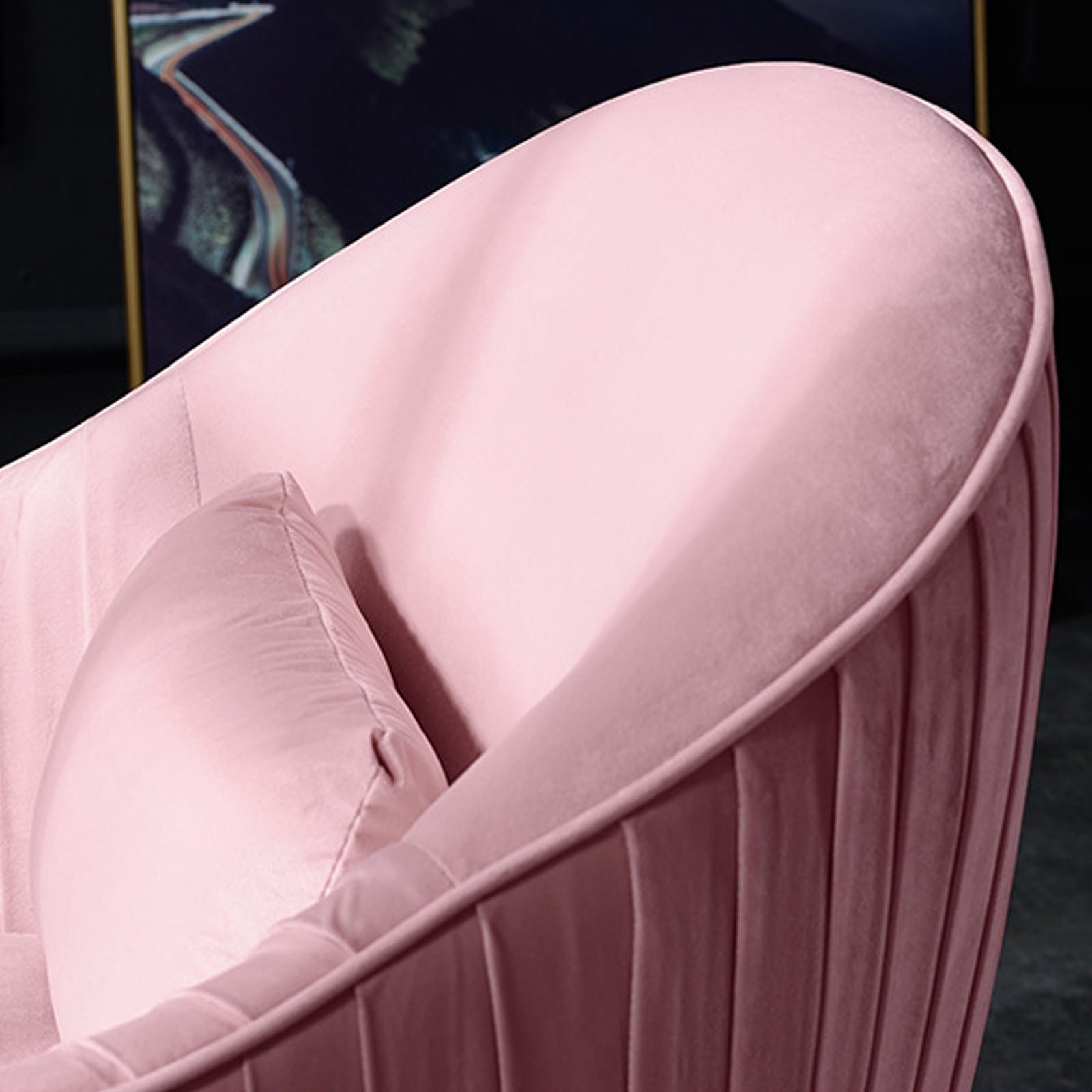 Display image of Bergen Lounge Chair by Beacon in Nakheel fabric, showcasing modern design and comfortable seating.