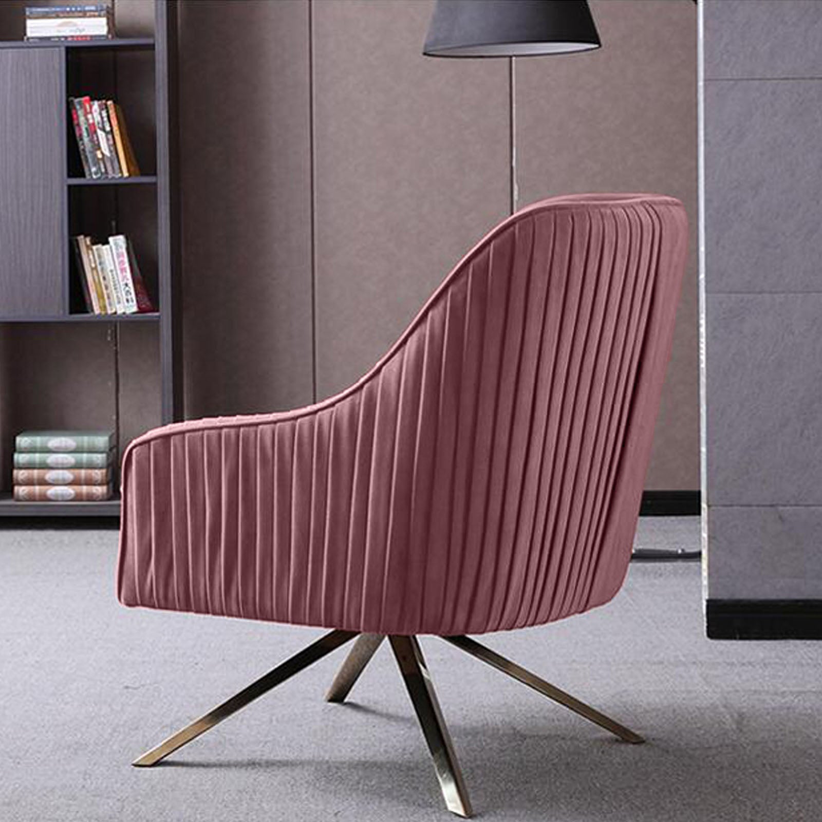 Display item Bergen lounge chair by Beacon, featuring plush fabric upholstery and modern design for stylish living spaces.