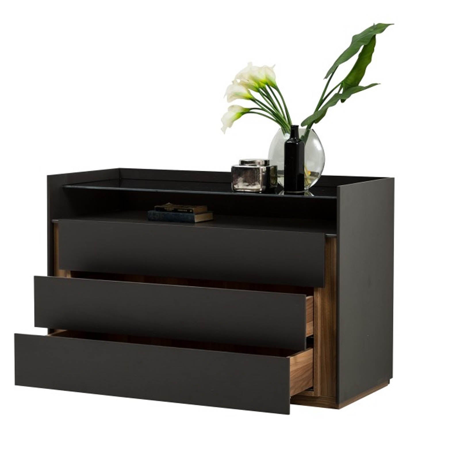 Display image of SALONI Block Dresser Leg001 for dresser, showcasing a sleek furniture leg for furniture assembly or replacement.