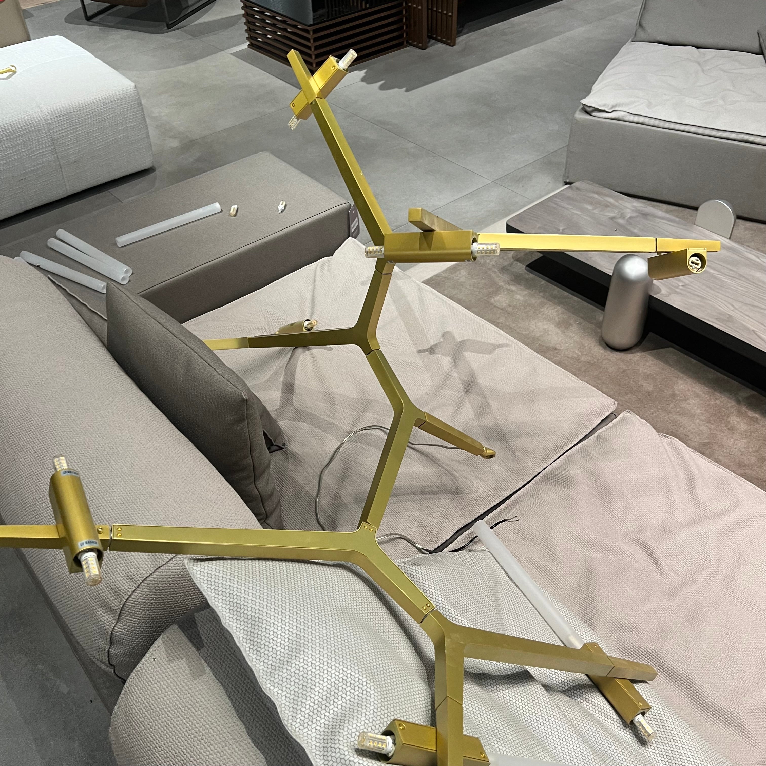 Display Item Branch 16 Heads  Chandelier  Cy-New-002-G -  DISPLAY ITEM - ebarza Furniture UAE | Shop Modern Furniture in Abu Dhabi & Dubai - مفروشات ايبازرا في الامارات | تسوق اثاث عصري وديكورات مميزة في دبي وابوظبي