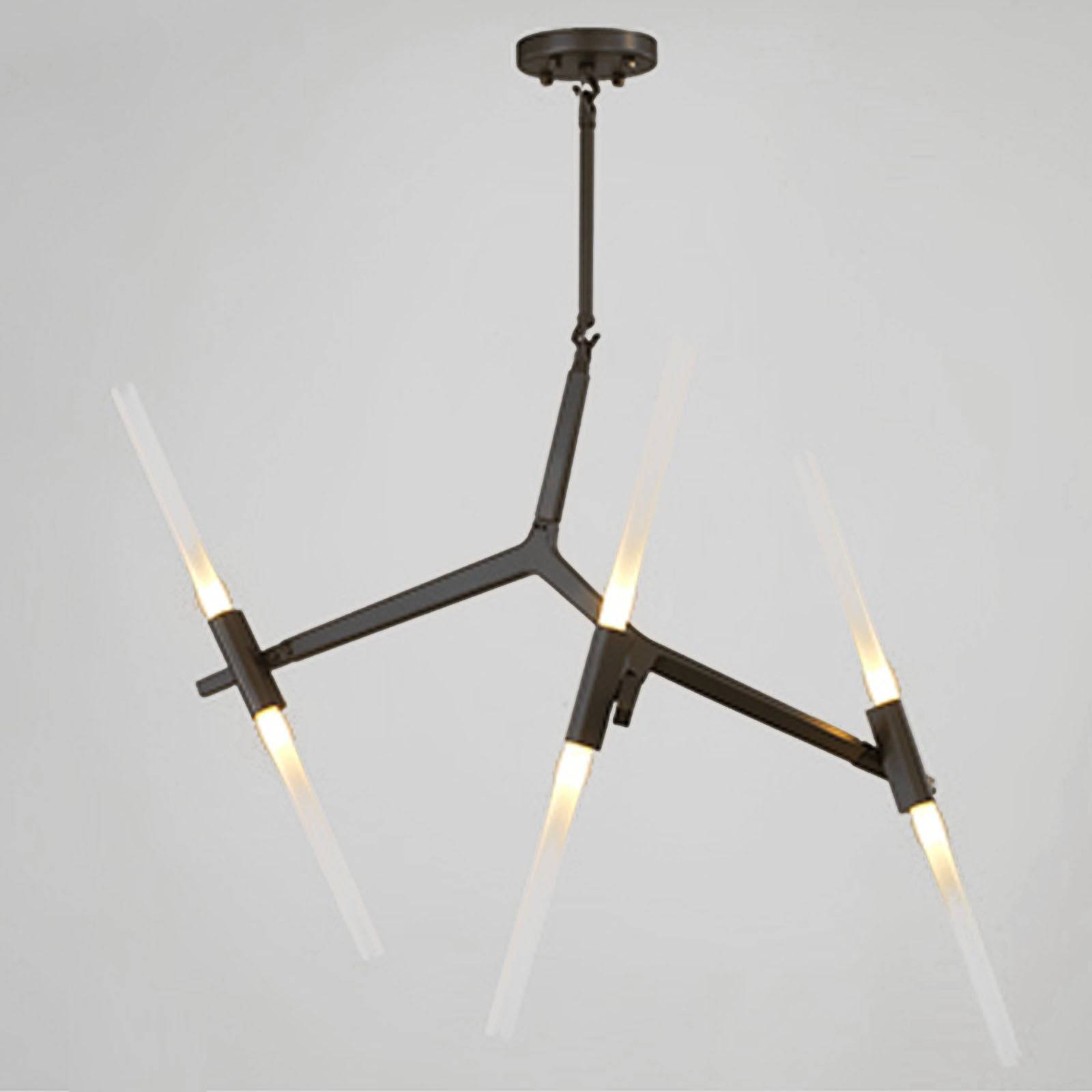 BEACON Branch 6 Heads Chandelier pendant lamp with modern design and multiple hanging light fixtures.