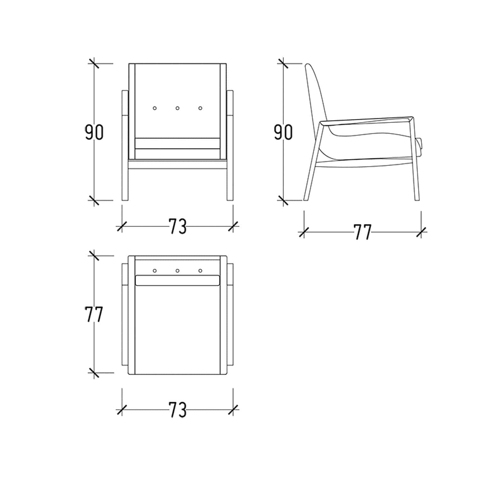 Display Item - Bronx Lounge Chair Bronx-001Nakheel -  DISPLAY ITEM - ebarza Furniture UAE | Shop Modern Furniture in Abu Dhabi & Dubai - مفروشات ايبازرا في الامارات | تسوق اثاث عصري وديكورات مميزة في دبي وابوظبي