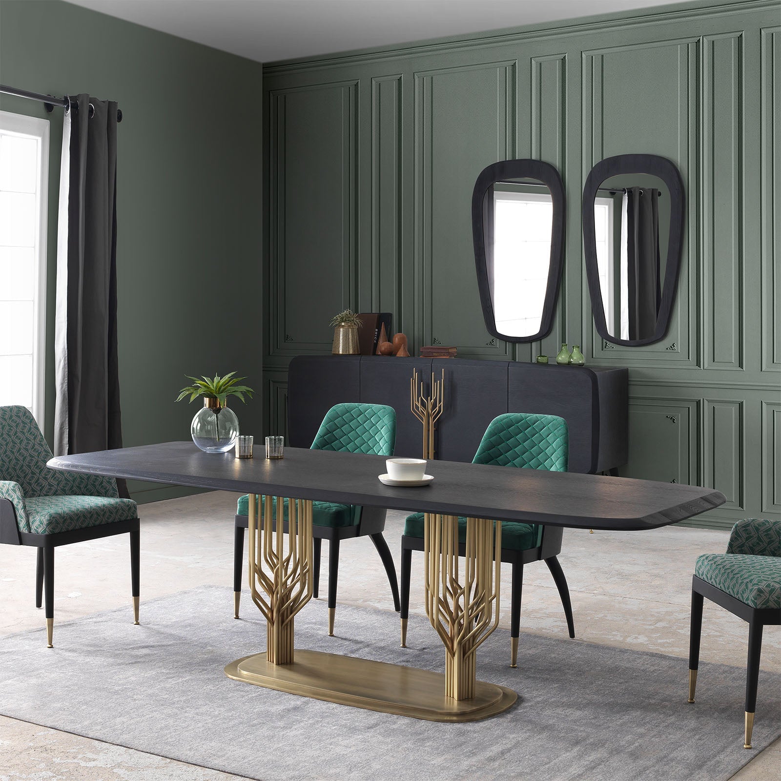 Display Item -  Bug Dining Table Bug-240Nakheel -  DISPLAY ITEM - ebarza Furniture UAE | Shop Modern Furniture in Abu Dhabi & Dubai - مفروشات ايبازرا في الامارات | تسوق اثاث عصري وديكورات مميزة في دبي وابوظبي