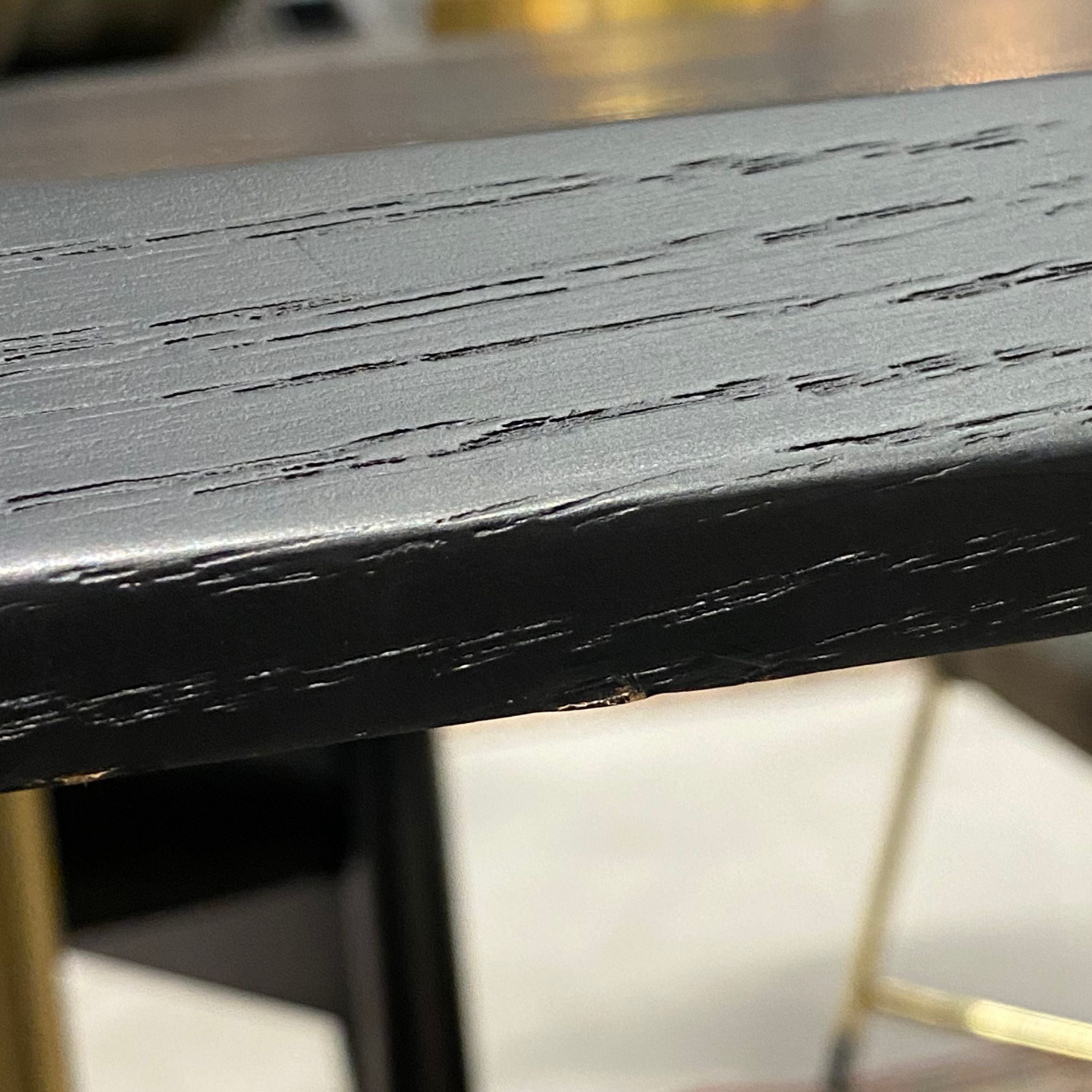 Display image of LODA Furniture Bug-240 Nakheel dining table, showcasing its modern design and wooden finish.
