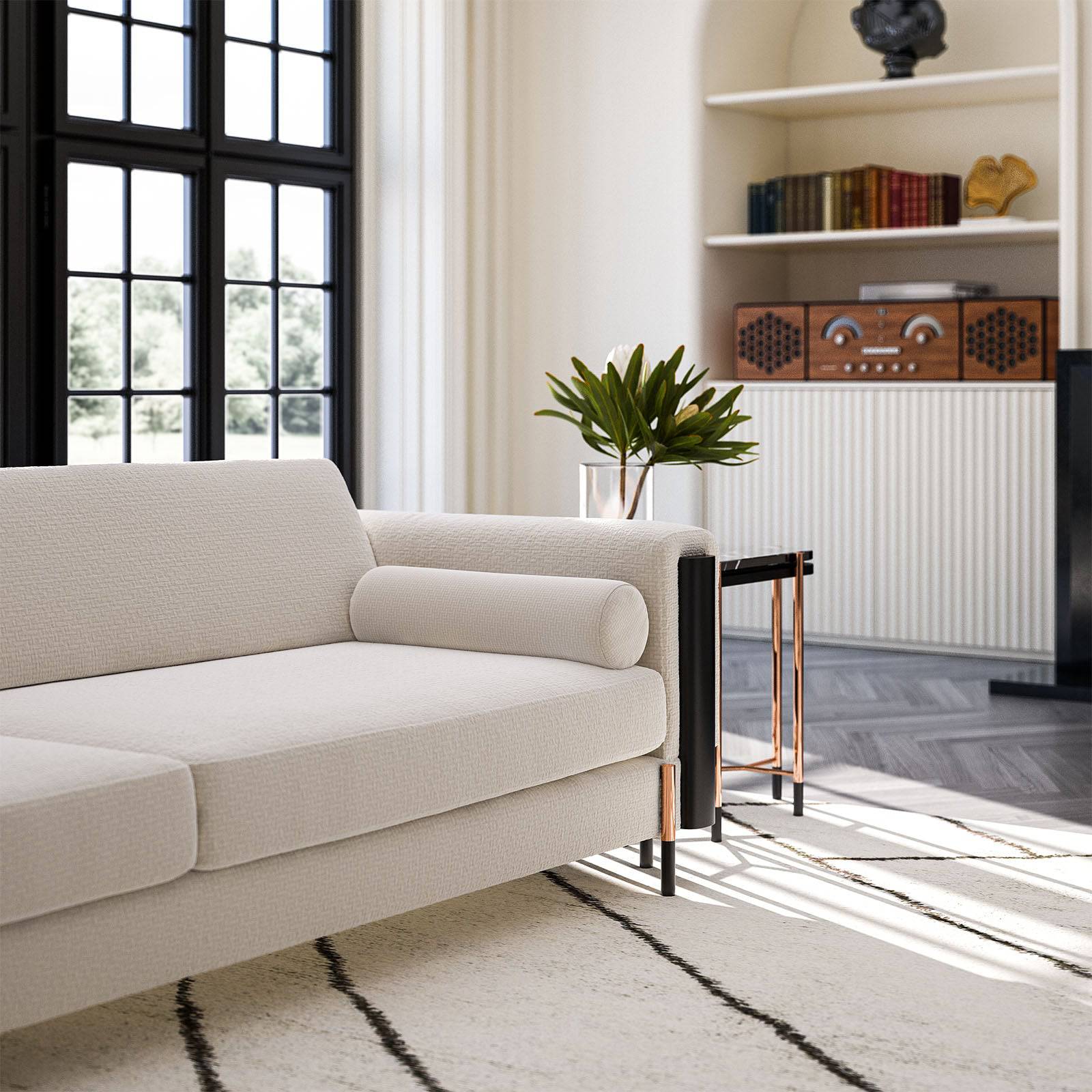 Display image of the Dali 4 Seater Sofa by LODA Furniture, showcasing its modern design and spacious seating.