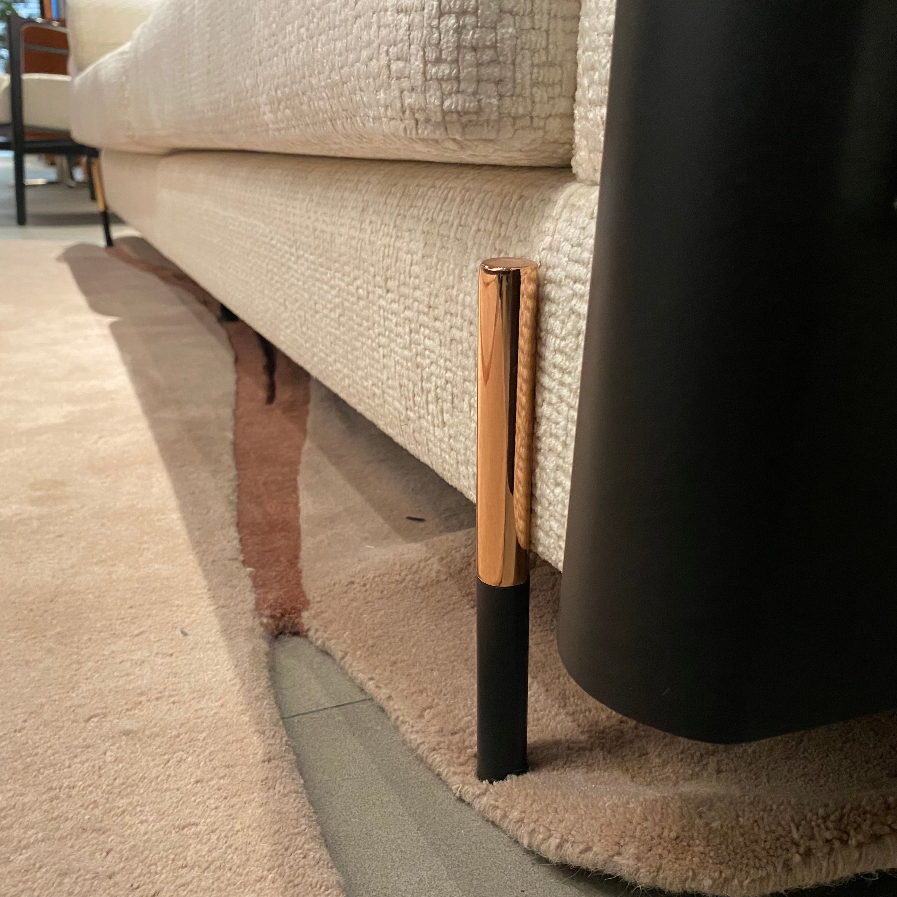 Dali 4 Seater Sofa display item by LODA Furniture, showcasing a modern fabric sofa with plush cushions and sleek design.